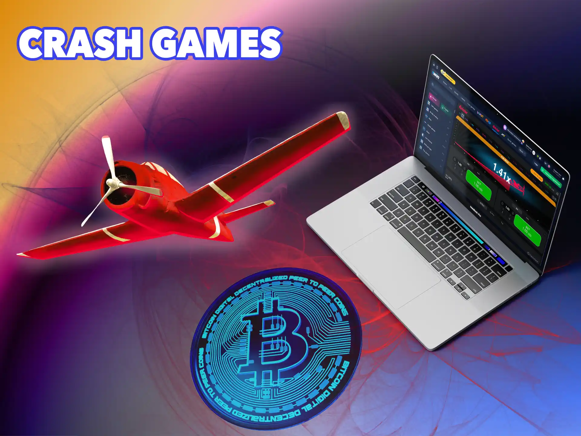 You can win a lot of money in this section betting at small amounts using cryptocurrency.
