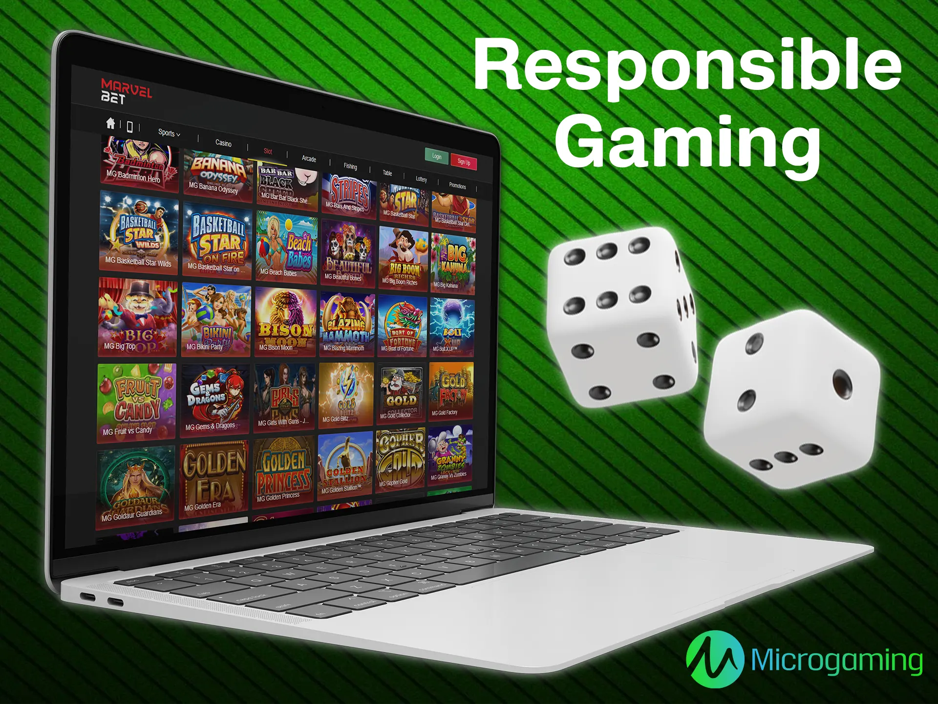 Make your bets carefully when playing Microgaming casino games.