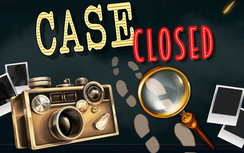 Play Case Closed slot at 1xbet online casino.