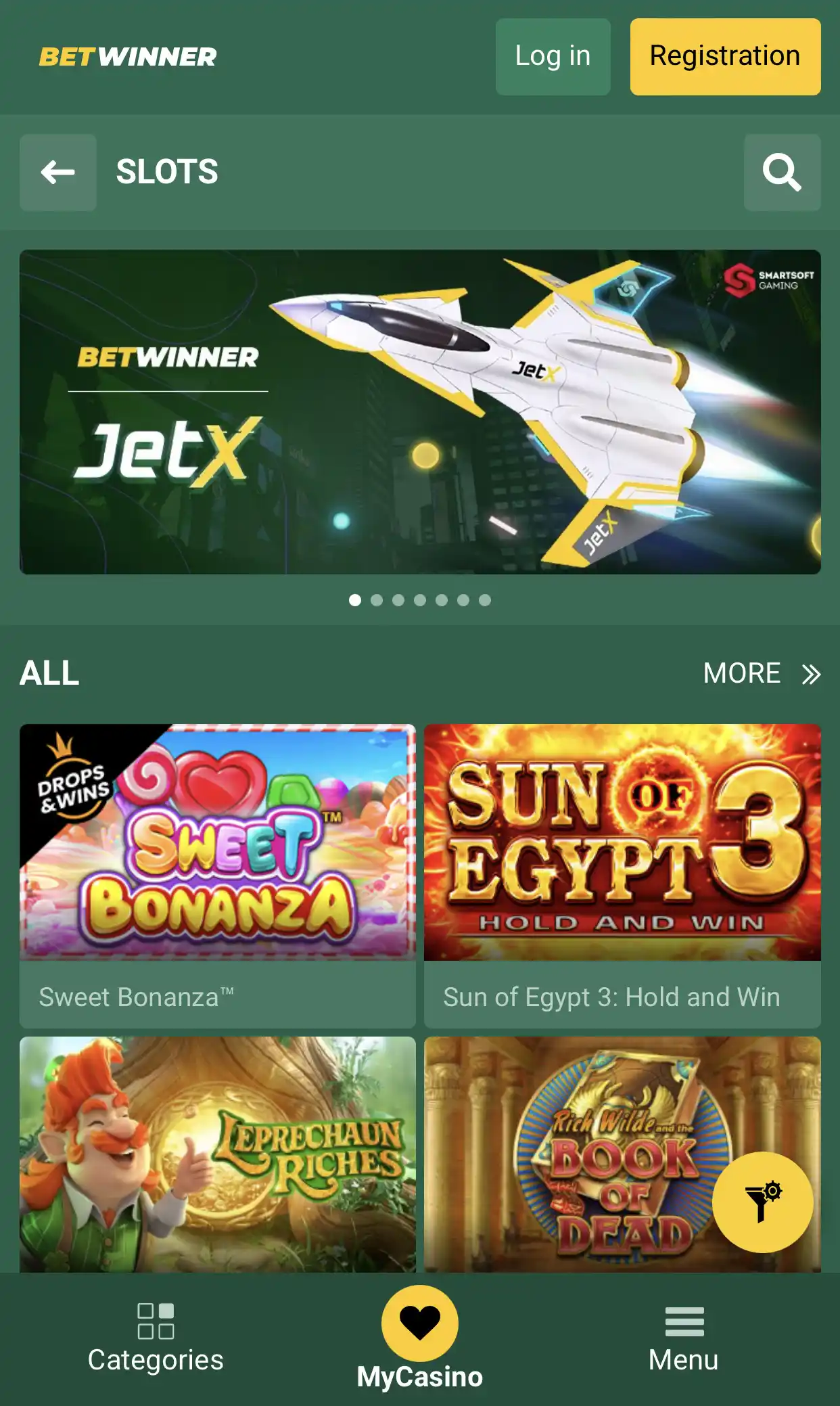 Betwinner Casino offers a huge selection of games to suit all tastes.