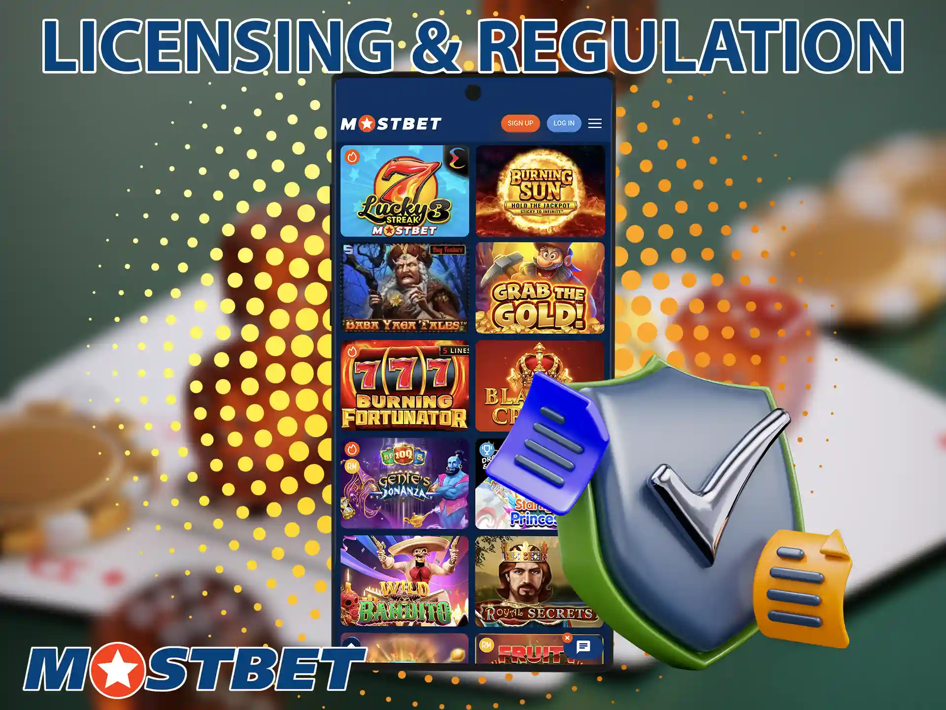 Mostbet guarantees quality services and player safety.