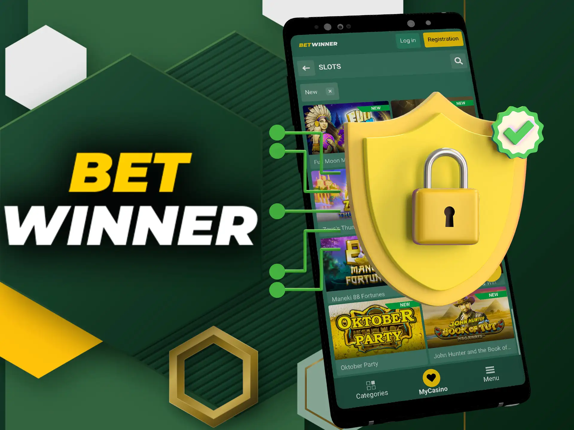 Betwinner protects all of its users' personal data with modern encryption technology.