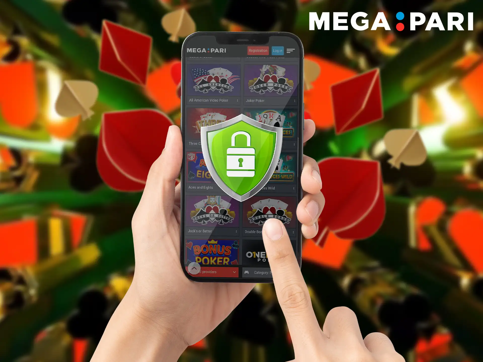 Megapari's security is guaranteed by special encryption against cyber attacks.