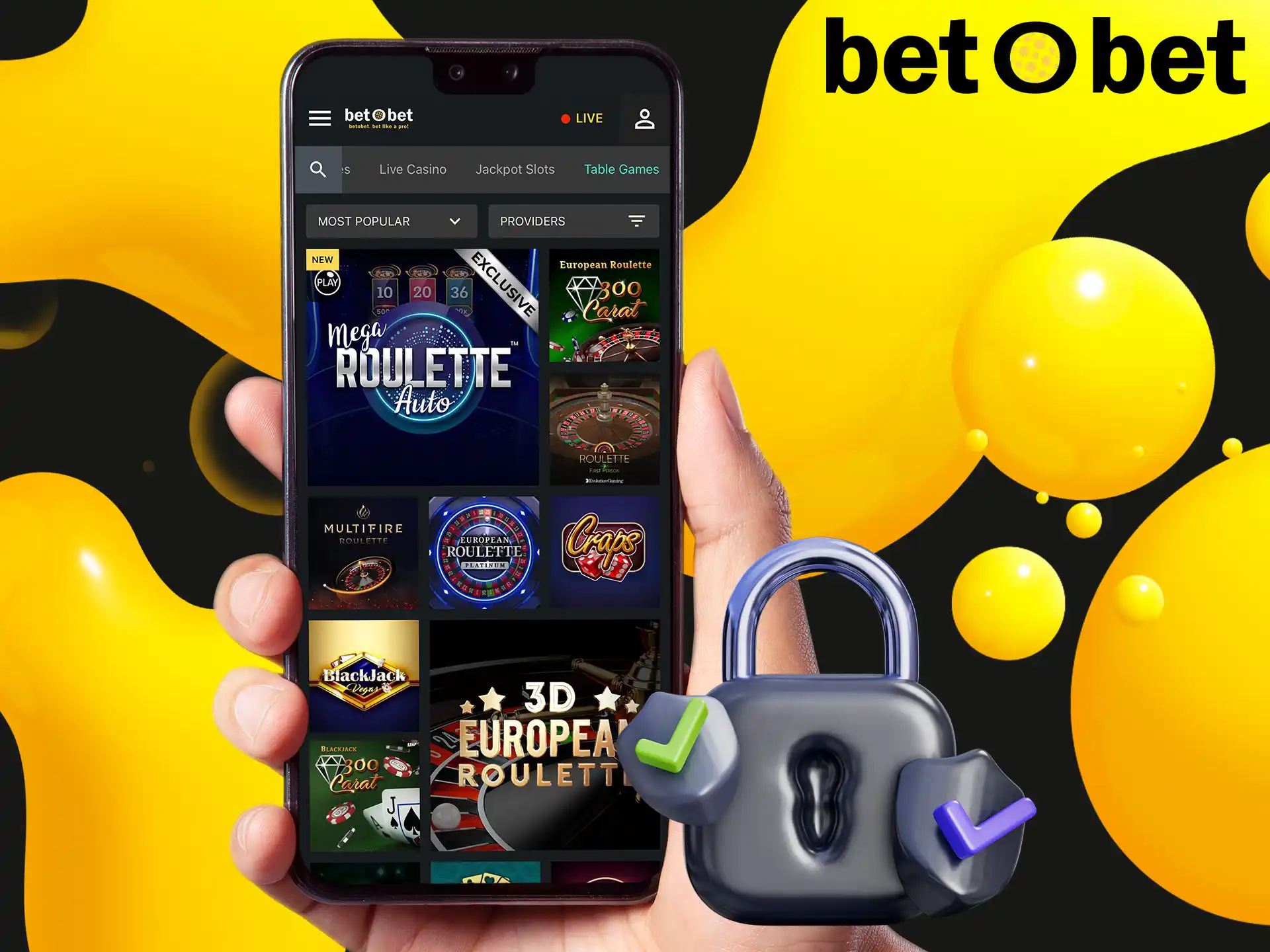 Betobet gambling company has a good security system for its customers.