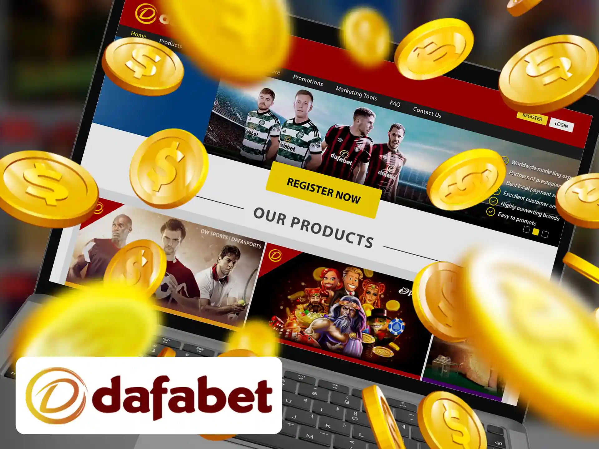Join the Dafabet affiliate program and have an extra income online.