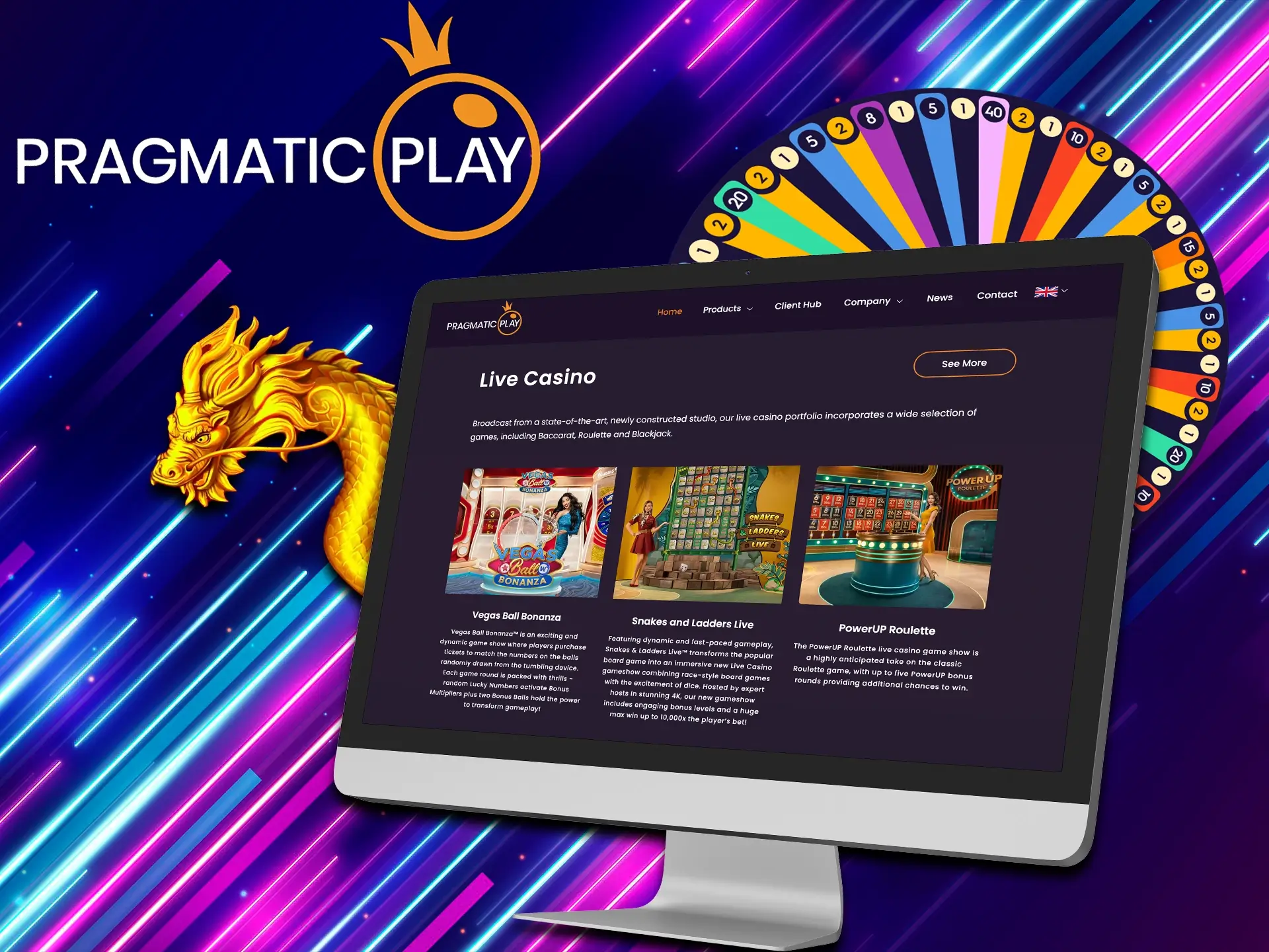 Try online casino from Pragmatic Play.