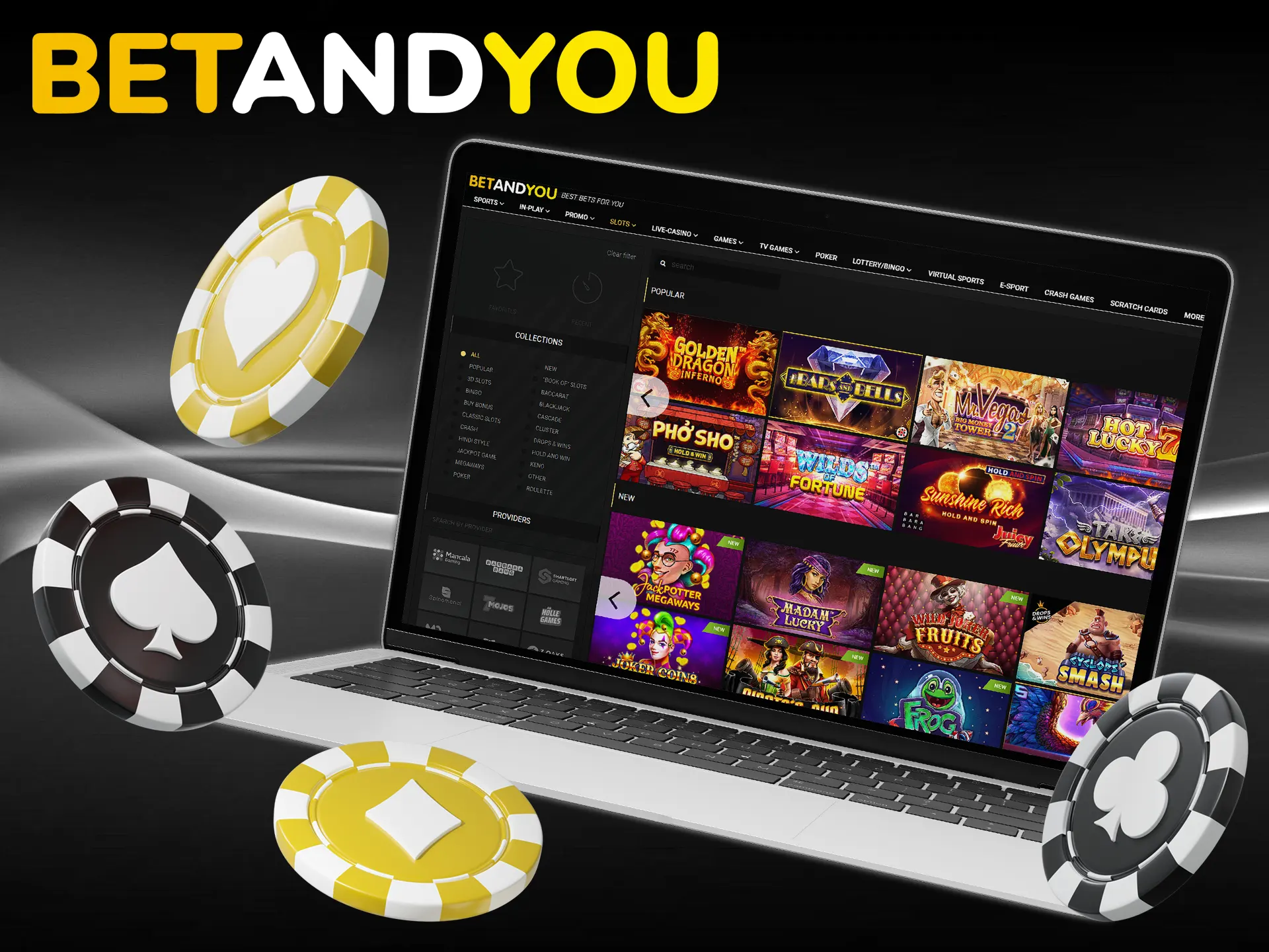Win money by playing casino games at the Betandyou.