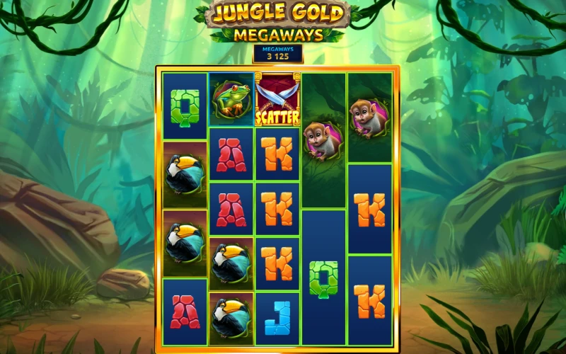 Play Jungle Gold Megaways slot with Megapari.