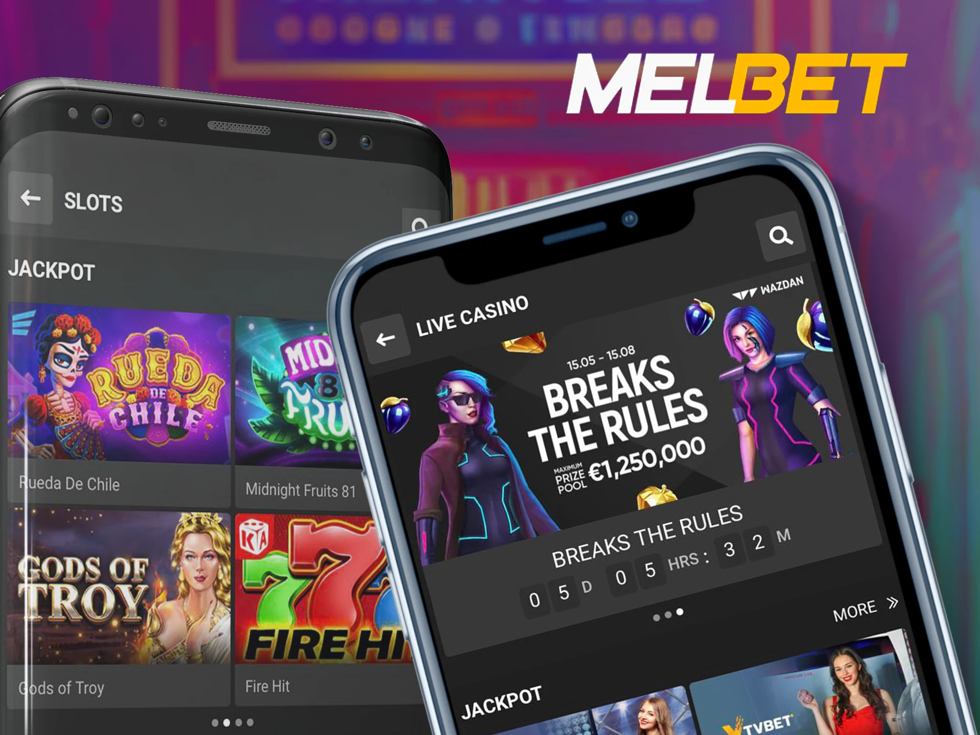 You can install the Melbet app on any of your mobile devices.
