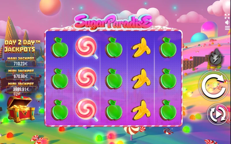 Play an exciting game Sugar Paradise with Mostbet.
