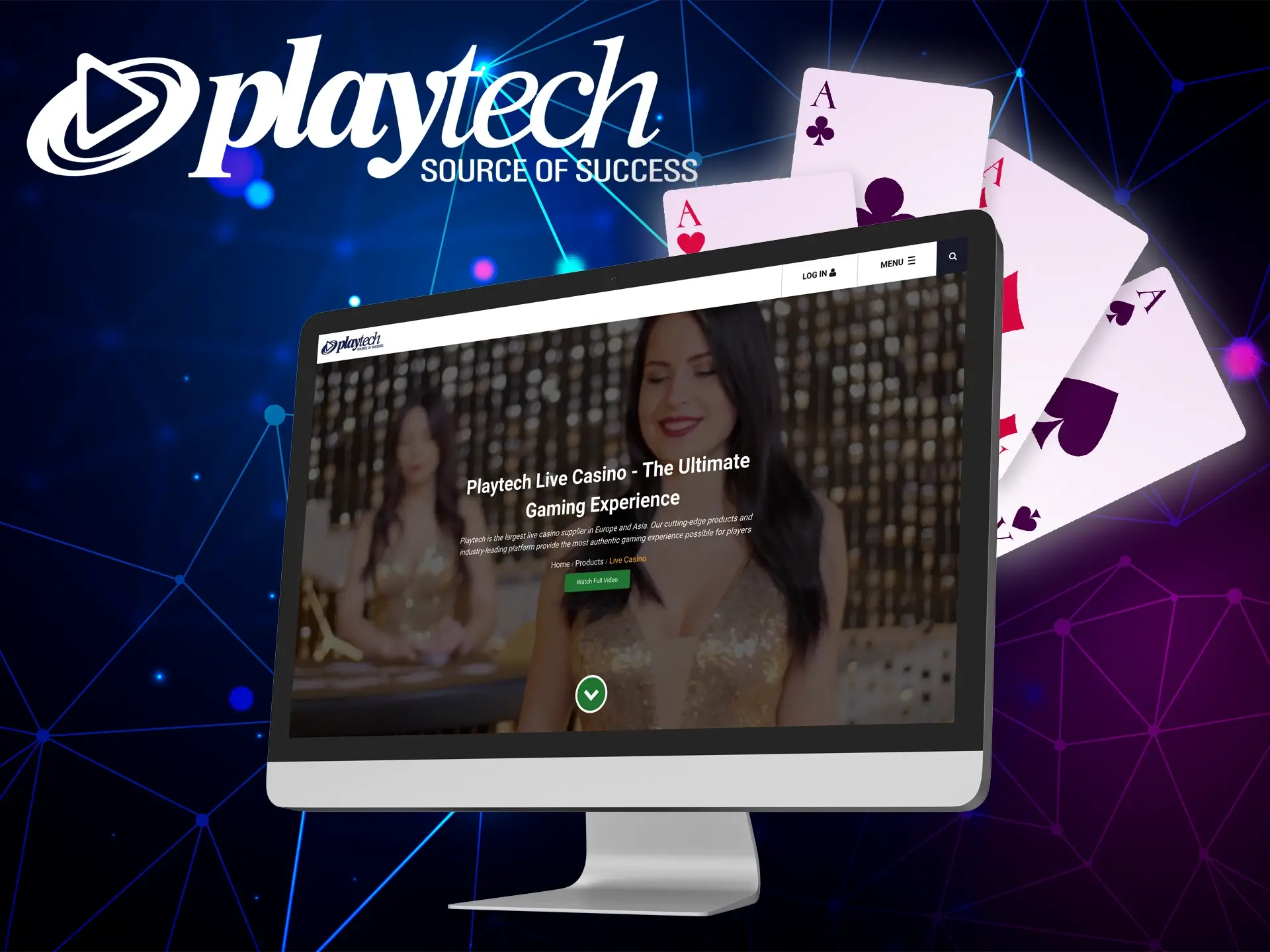 Play with a real dealers and socialise with other players online.