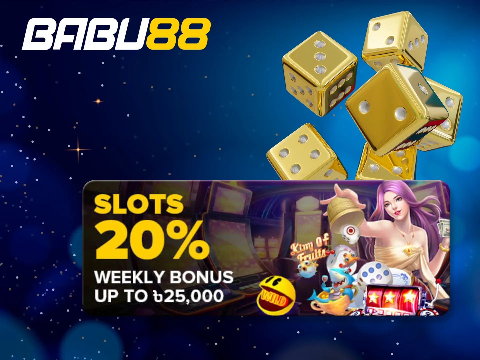 Fans of card games and slots get their first bonus from Babu88 for a solid start at the casino.