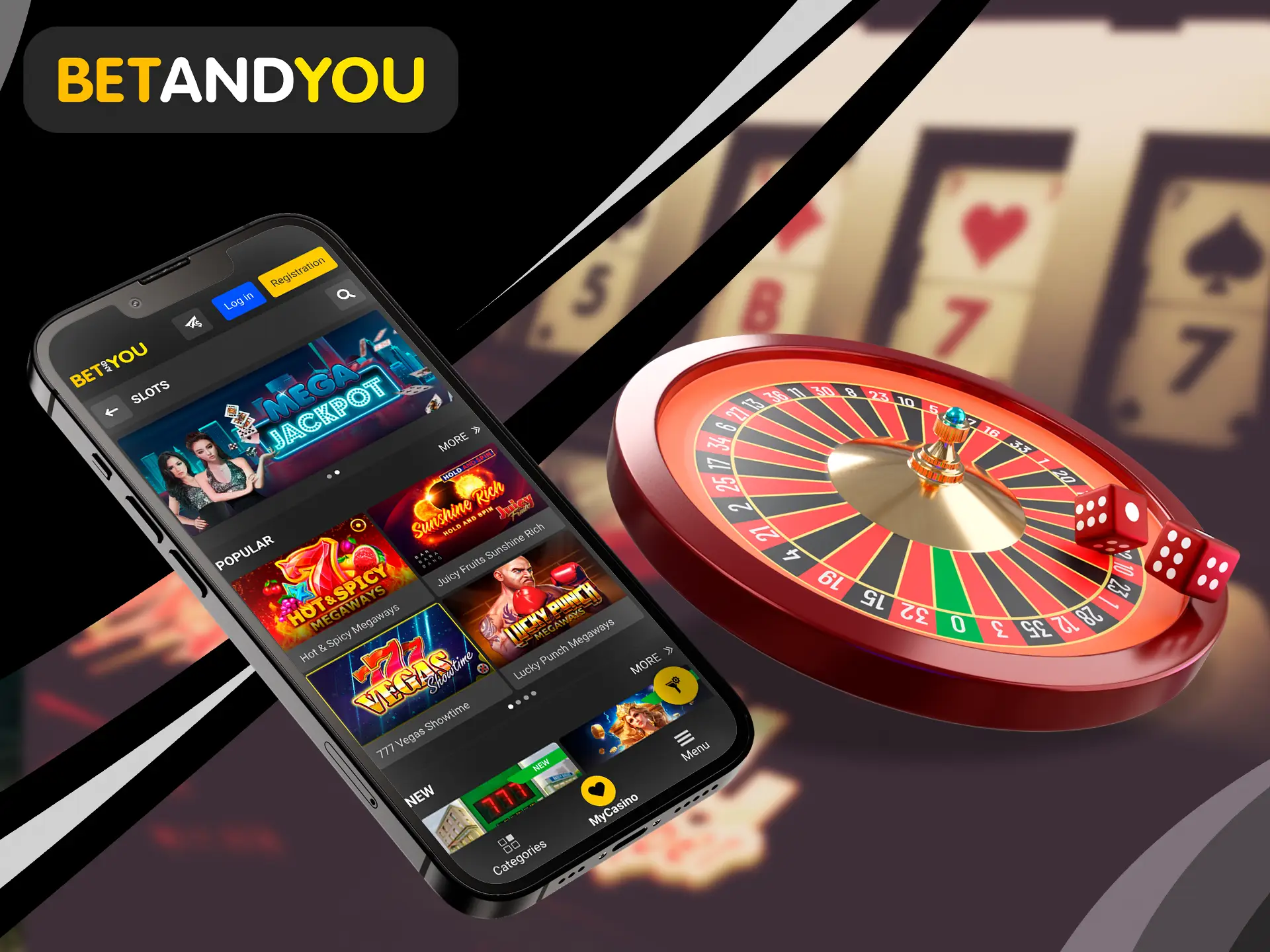 You can get the official software from Betandyou on your smartphone and play games wherever you want.