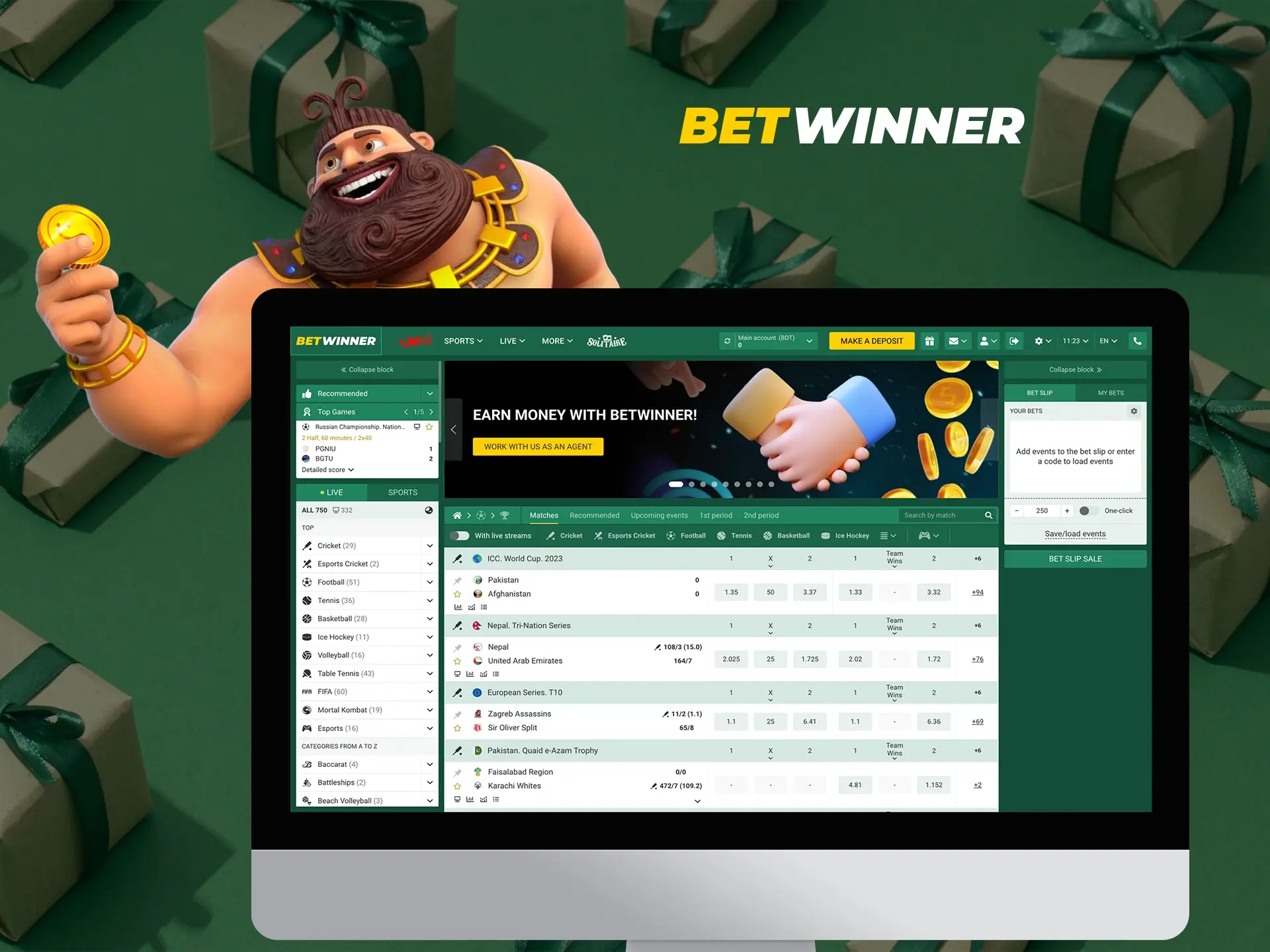 Betwinner is a trusted bookmaker and can rightly be considered one of the best casinos in Bangladesh.