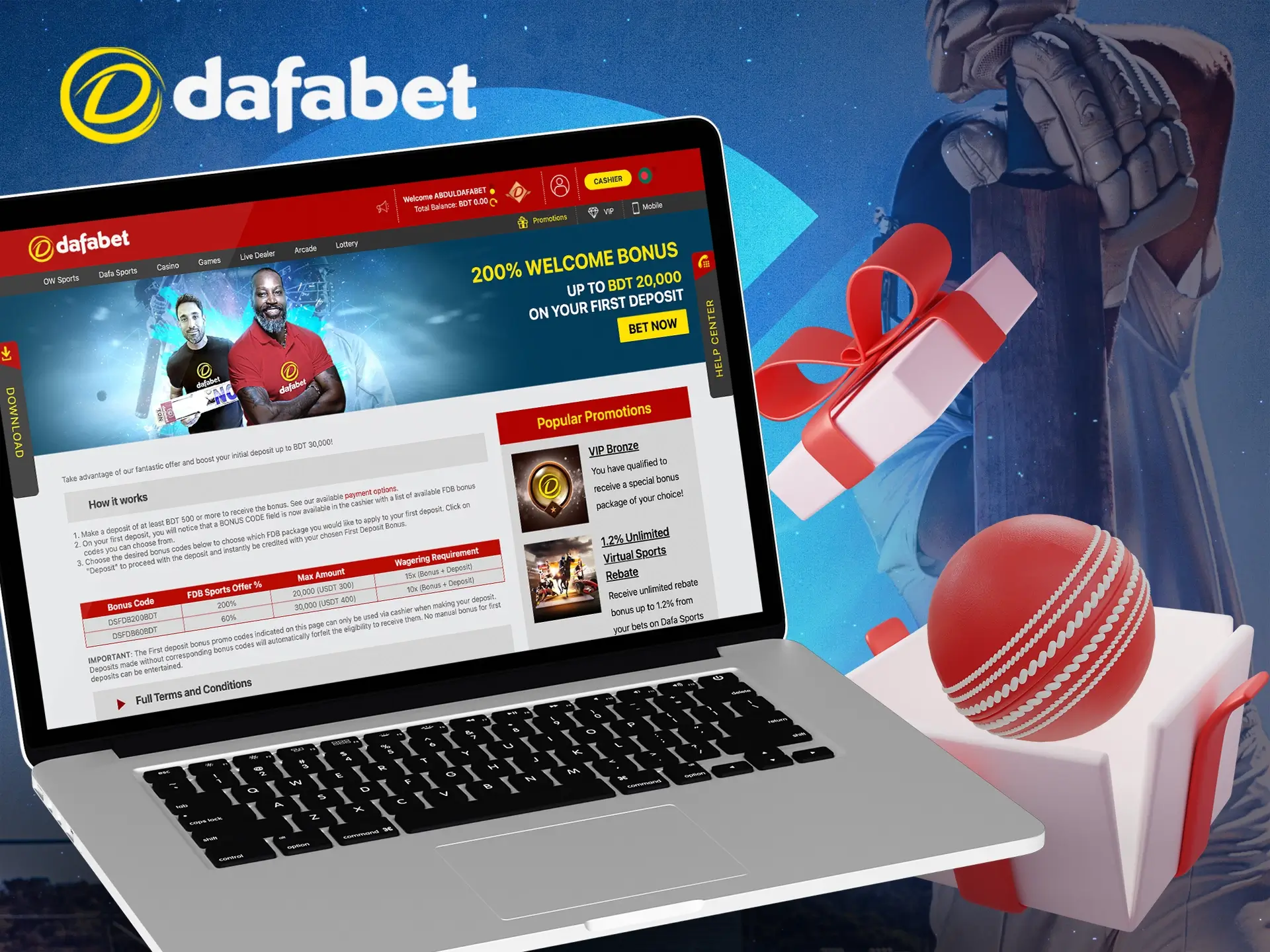 Dafabet has a great offer for sports fans that will give a good boost to your wins.