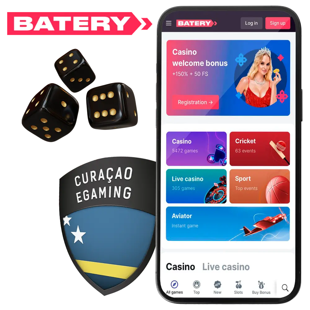 Enjoy your favorite Batery casino from any mobile device.