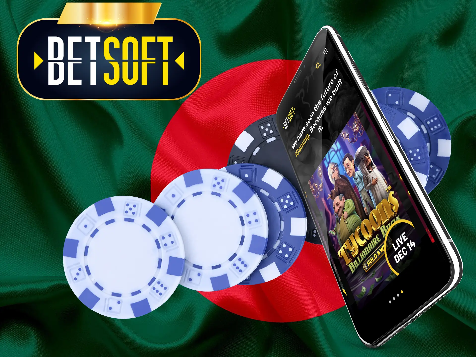 Betsoft operates legally in Bangladesh as evidenced by regulatory licenses.