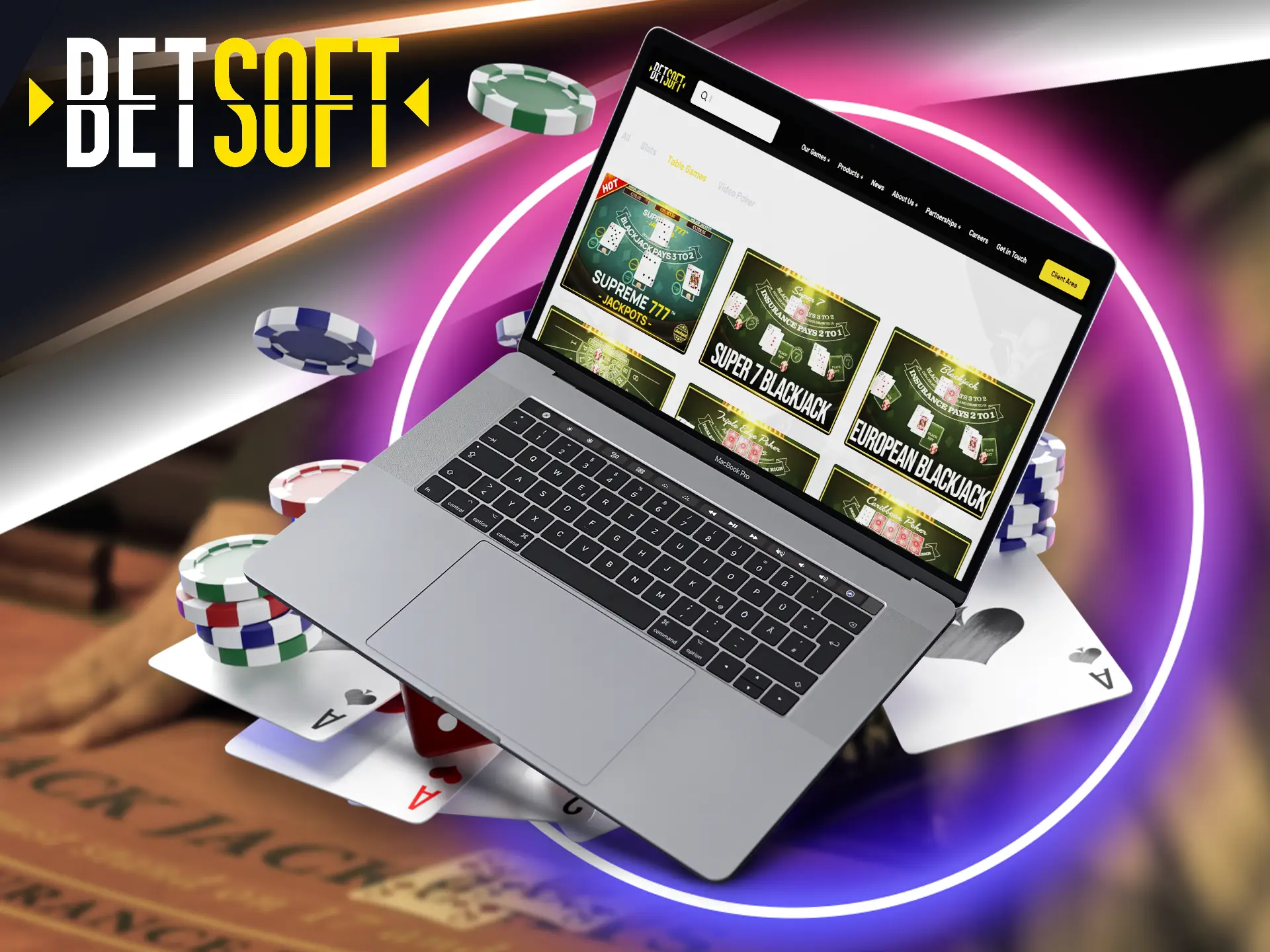 You will have a good time playing a board game from the provider Betsoft.