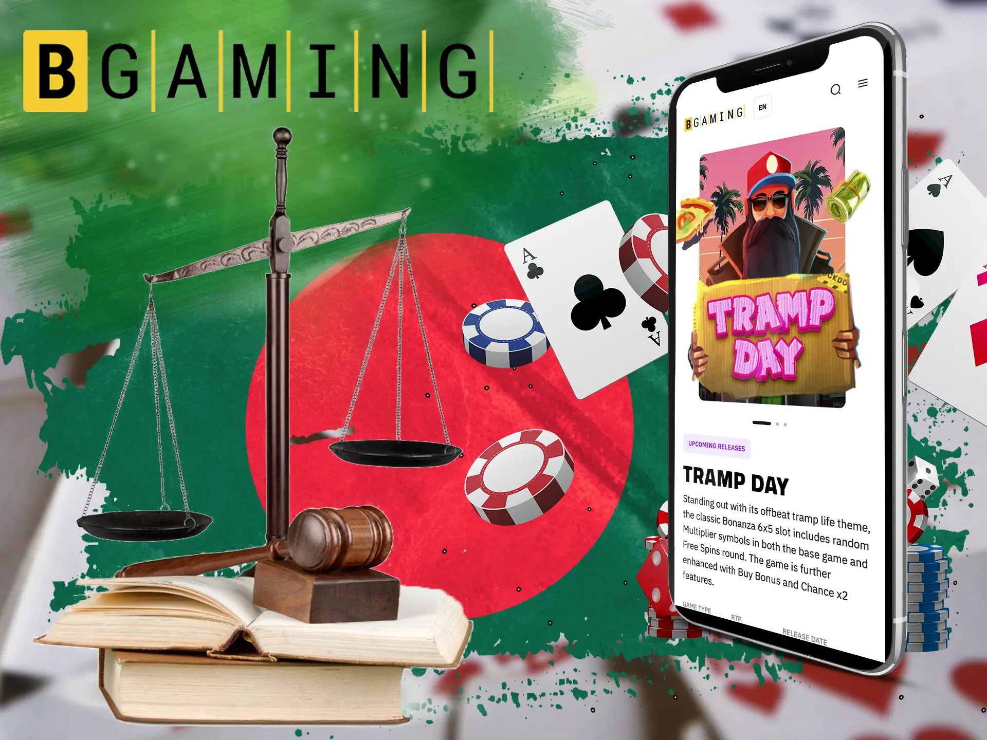 Bgaming conducts legal business in Bangladesh, which is confirmed by a special gambling license issued by Romania.