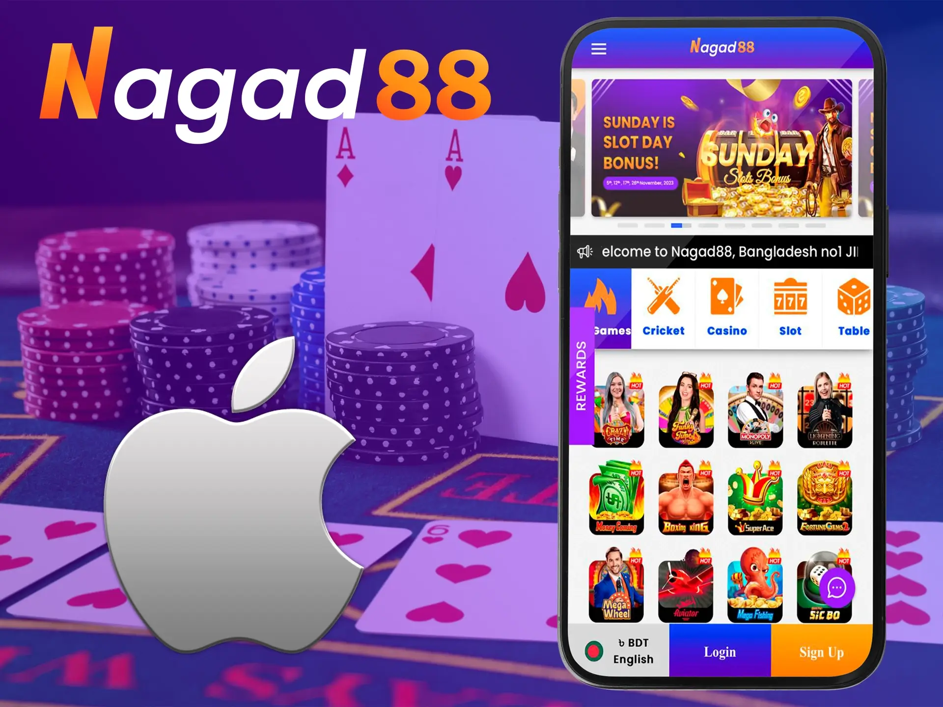 Ios devices are great for the Nagad88 casino site.