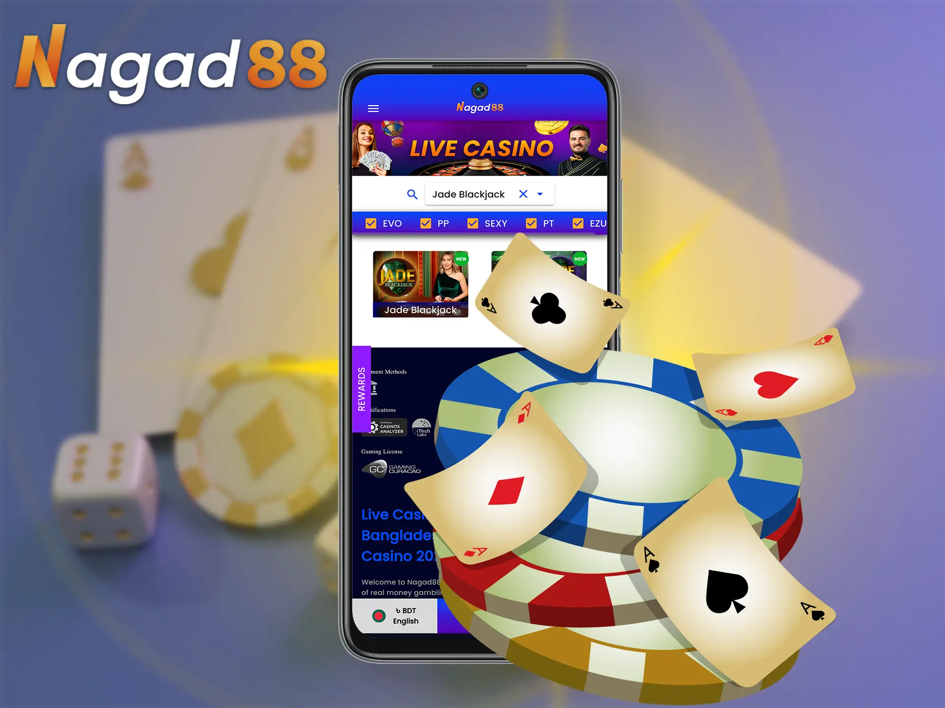 A giant jackpot awaits Nagad88 players, as well as many other interesting prizes.