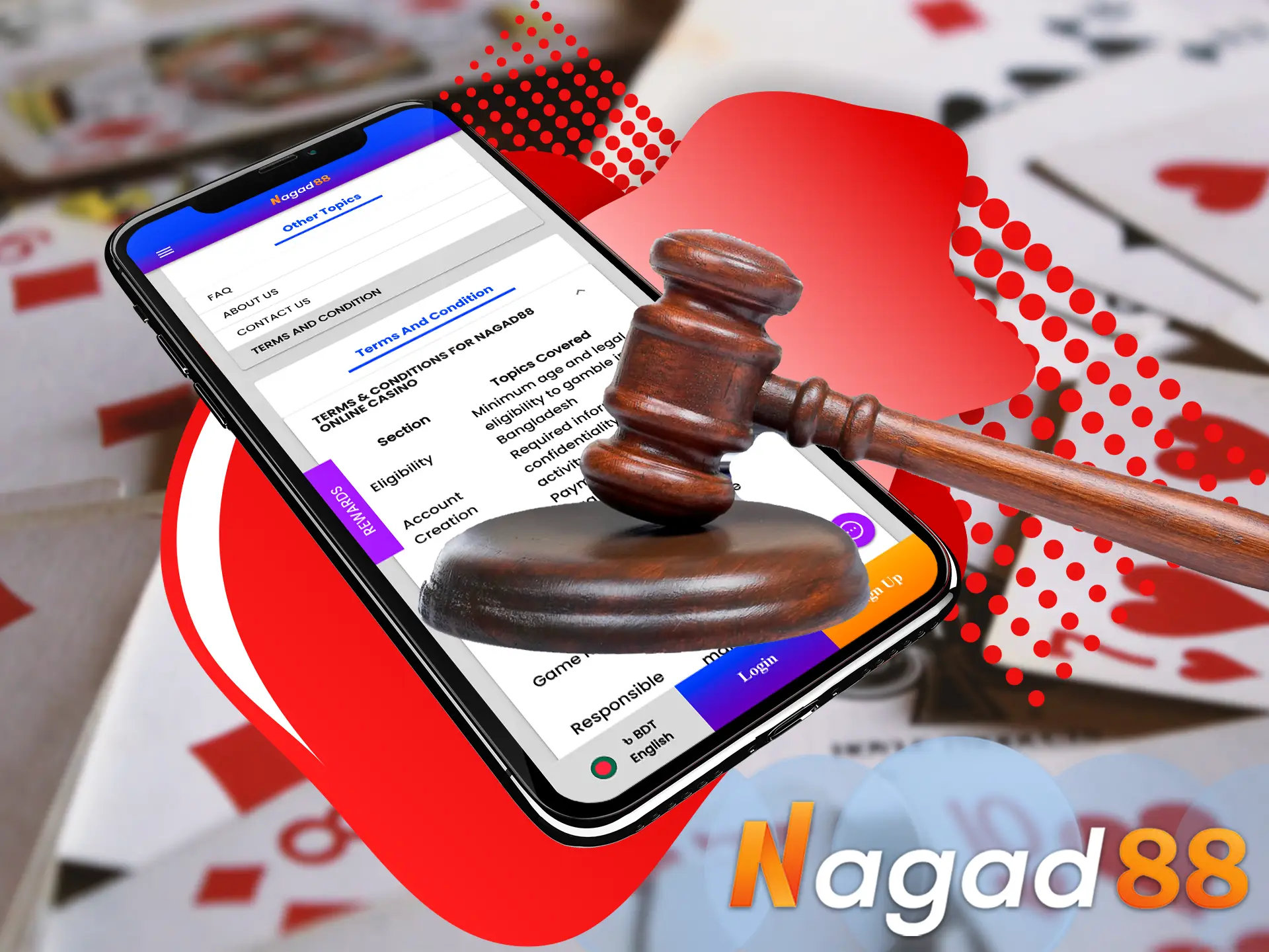 Nagad88 is a world renowned bookmaker operating legally, licensed by the Curacao E-Gaming Commission.