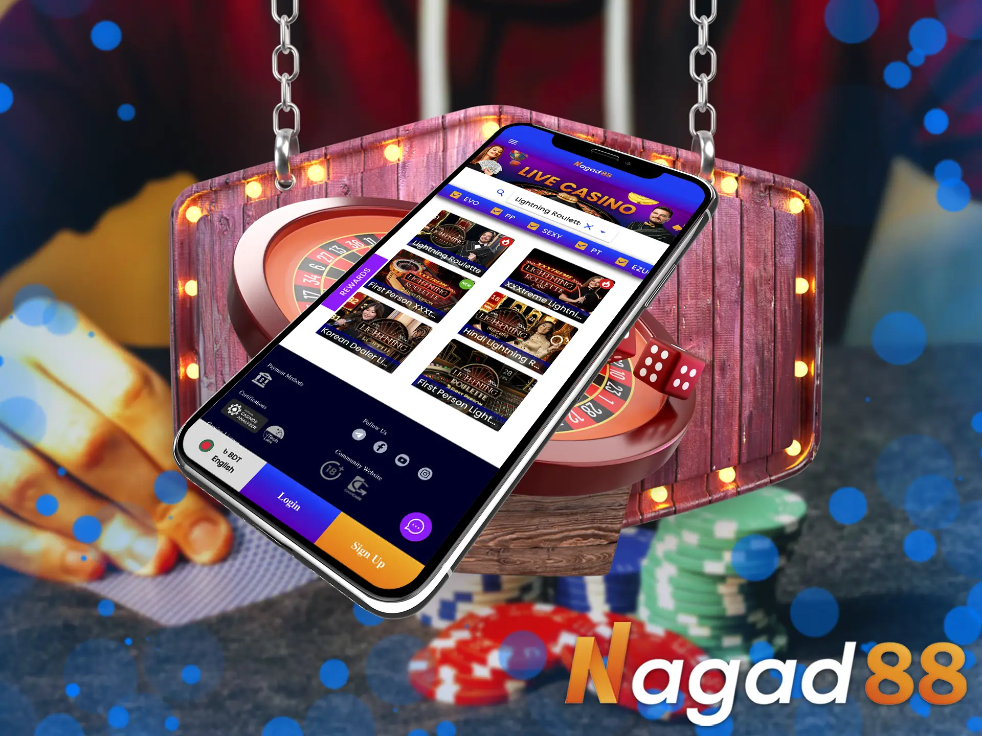 A giant jackpot awaits Nagad88 players, as well as many other interesting prizes.