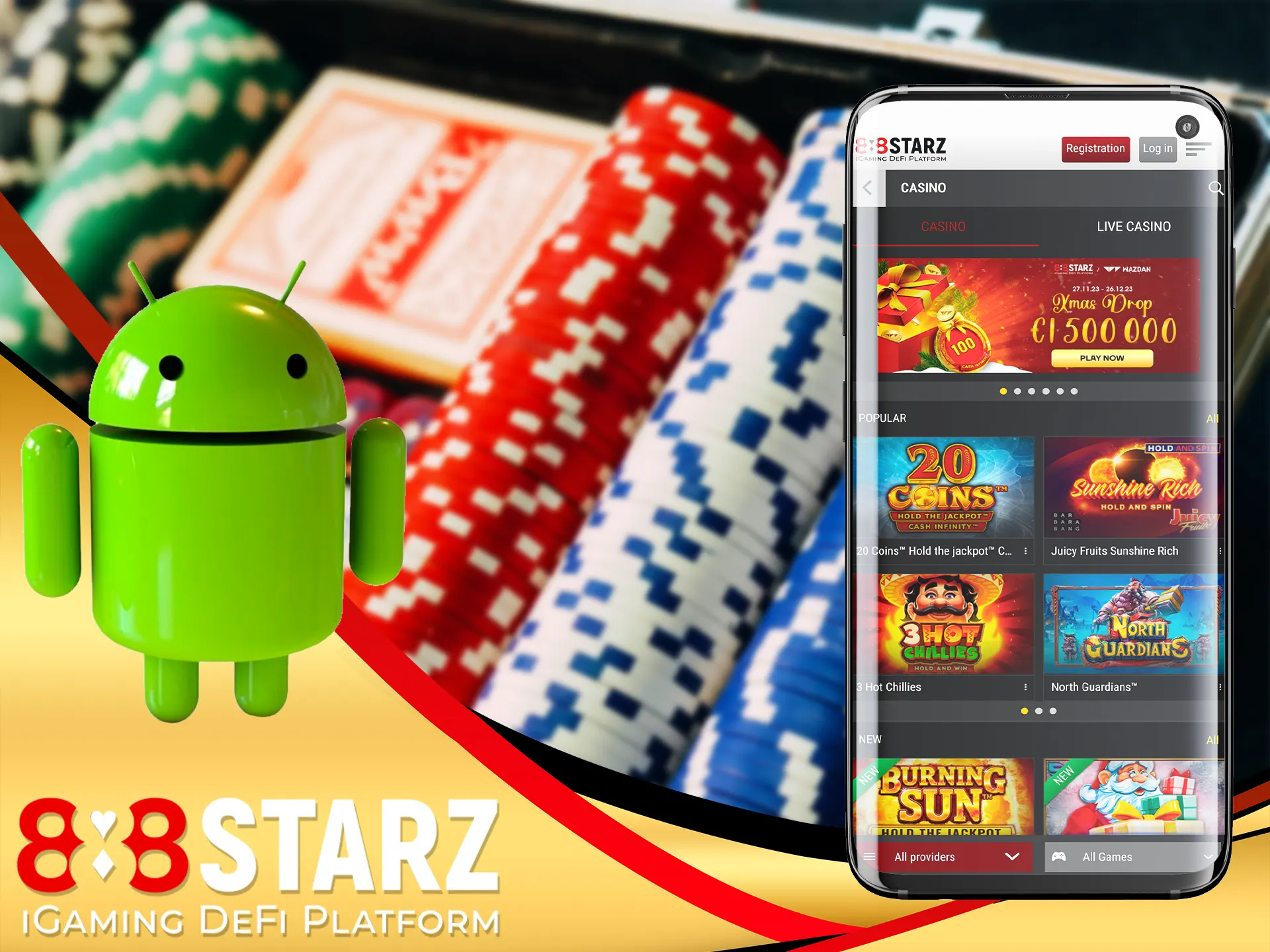 For ease of play, try a special application 888starz for this operating system, it has a similar interface to the site.