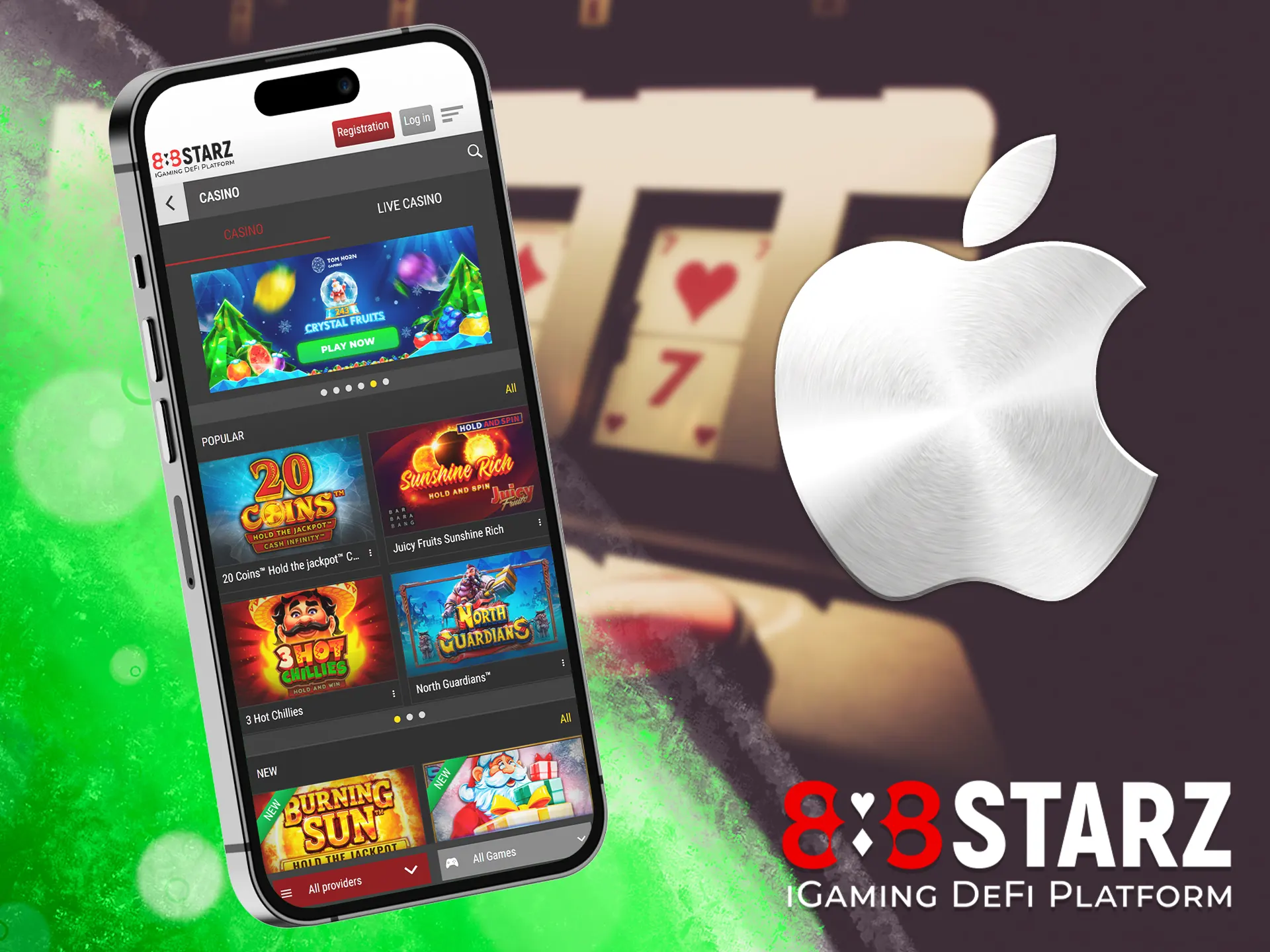 The 888starz software for Apple provides an enjoyable experience for players, similar to the Android platform, and also runs faster.