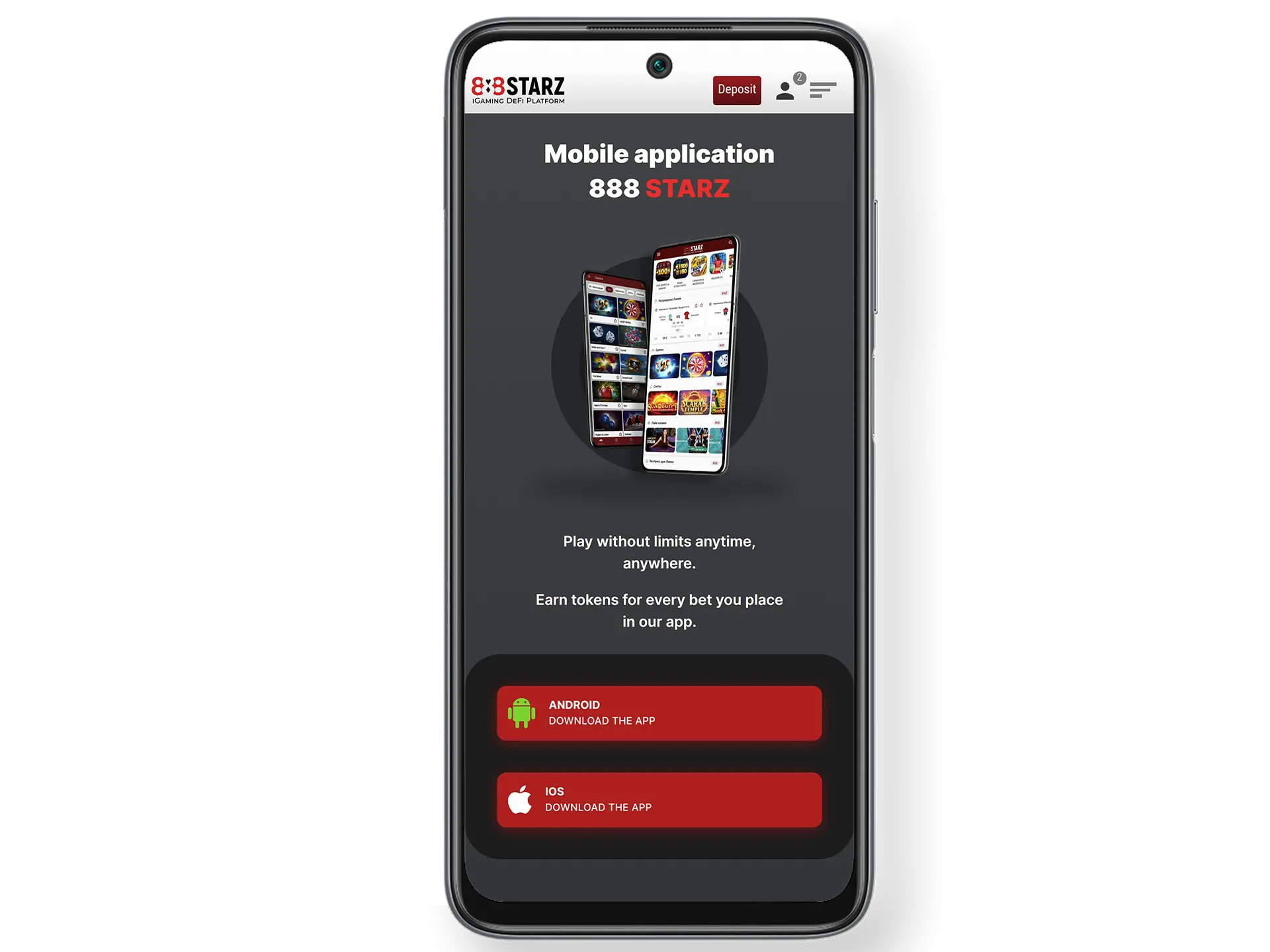 To get the mobile 888starz app on your smartphone, just download the apk file and follow the instructions.