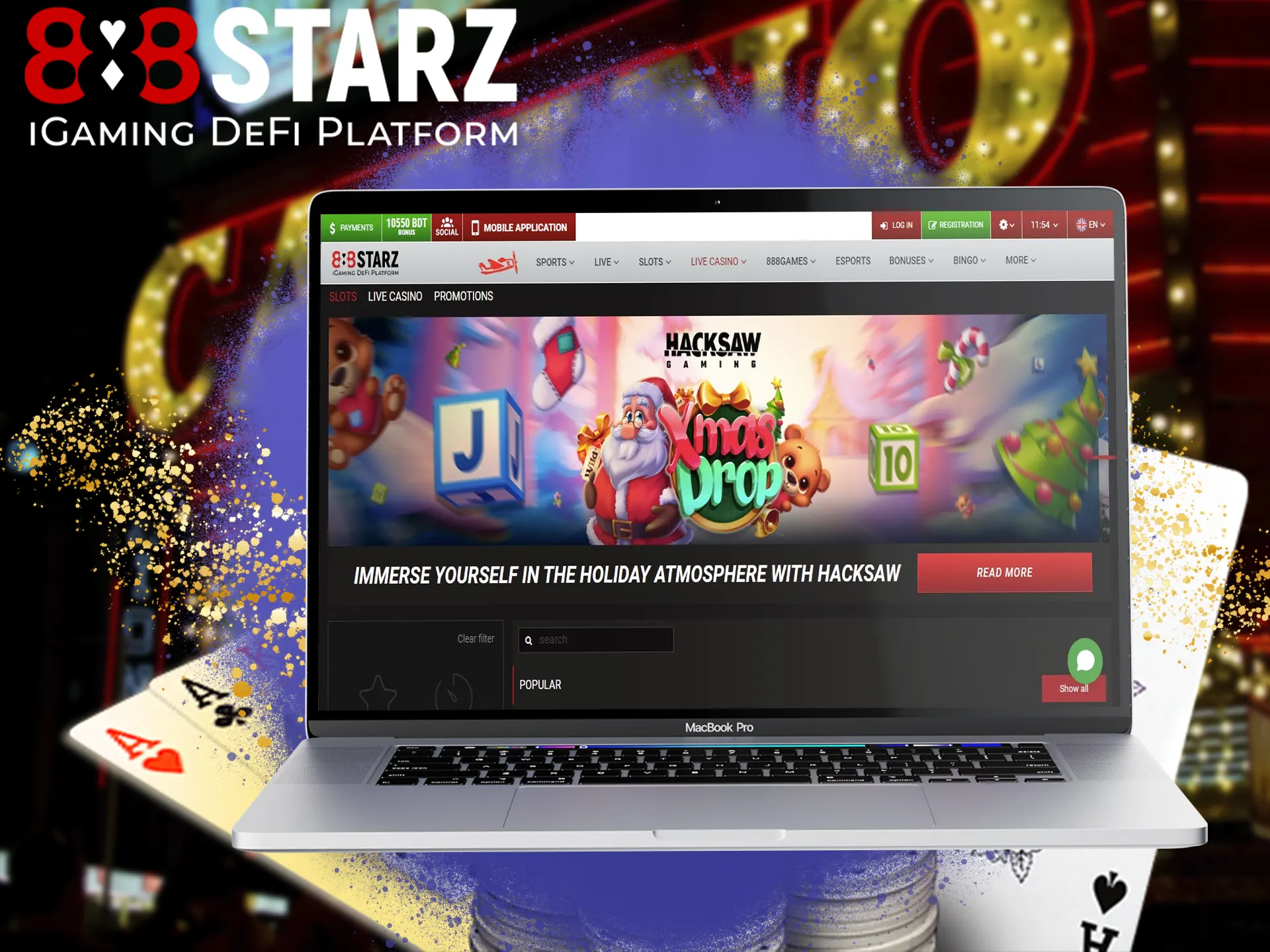 You can have a good time with the big screen of your computer, because this version of 888starz is universal and adapts to all resolutions.