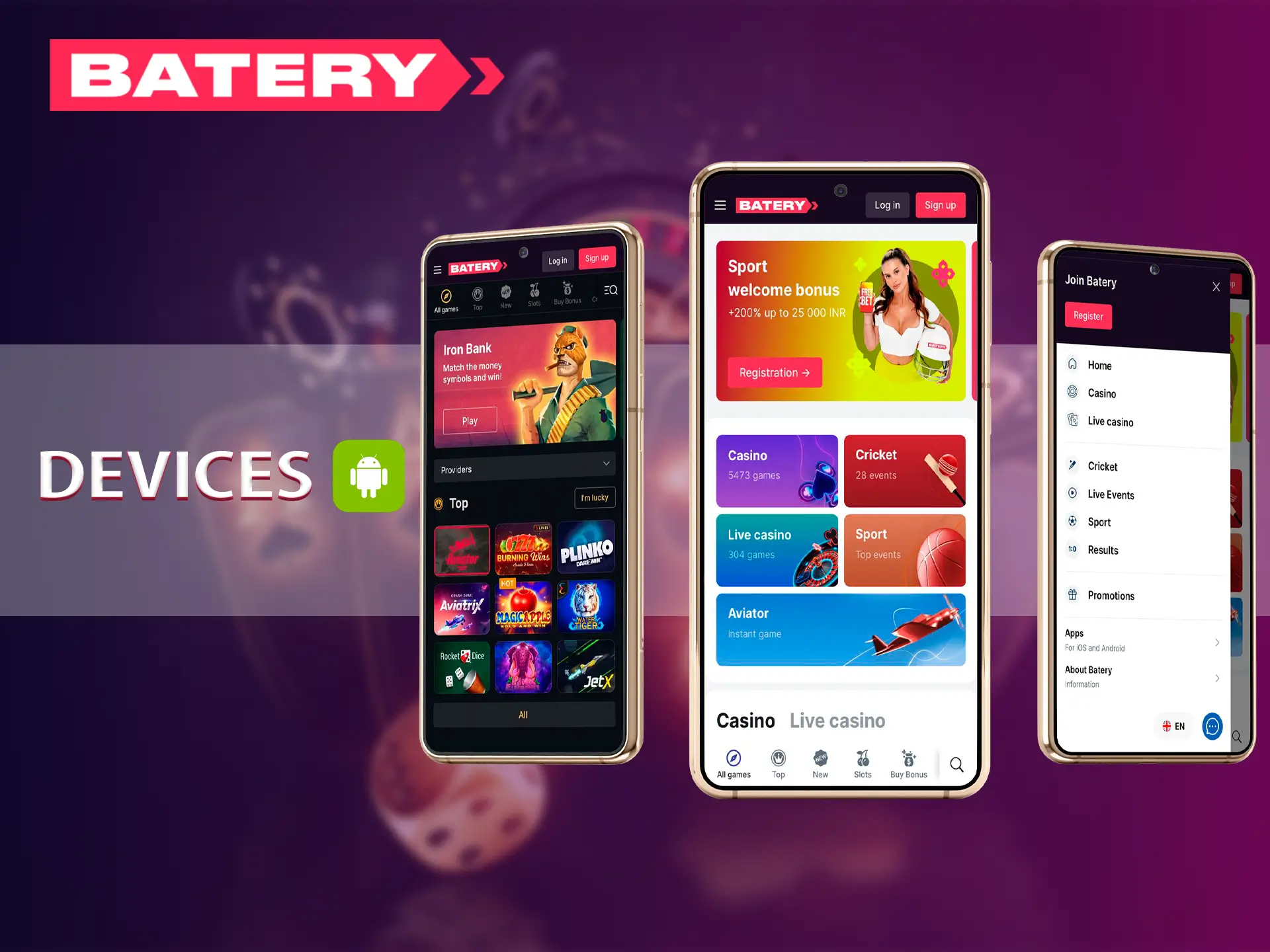 The Batery app gives out excellent performance on many popular android devices.