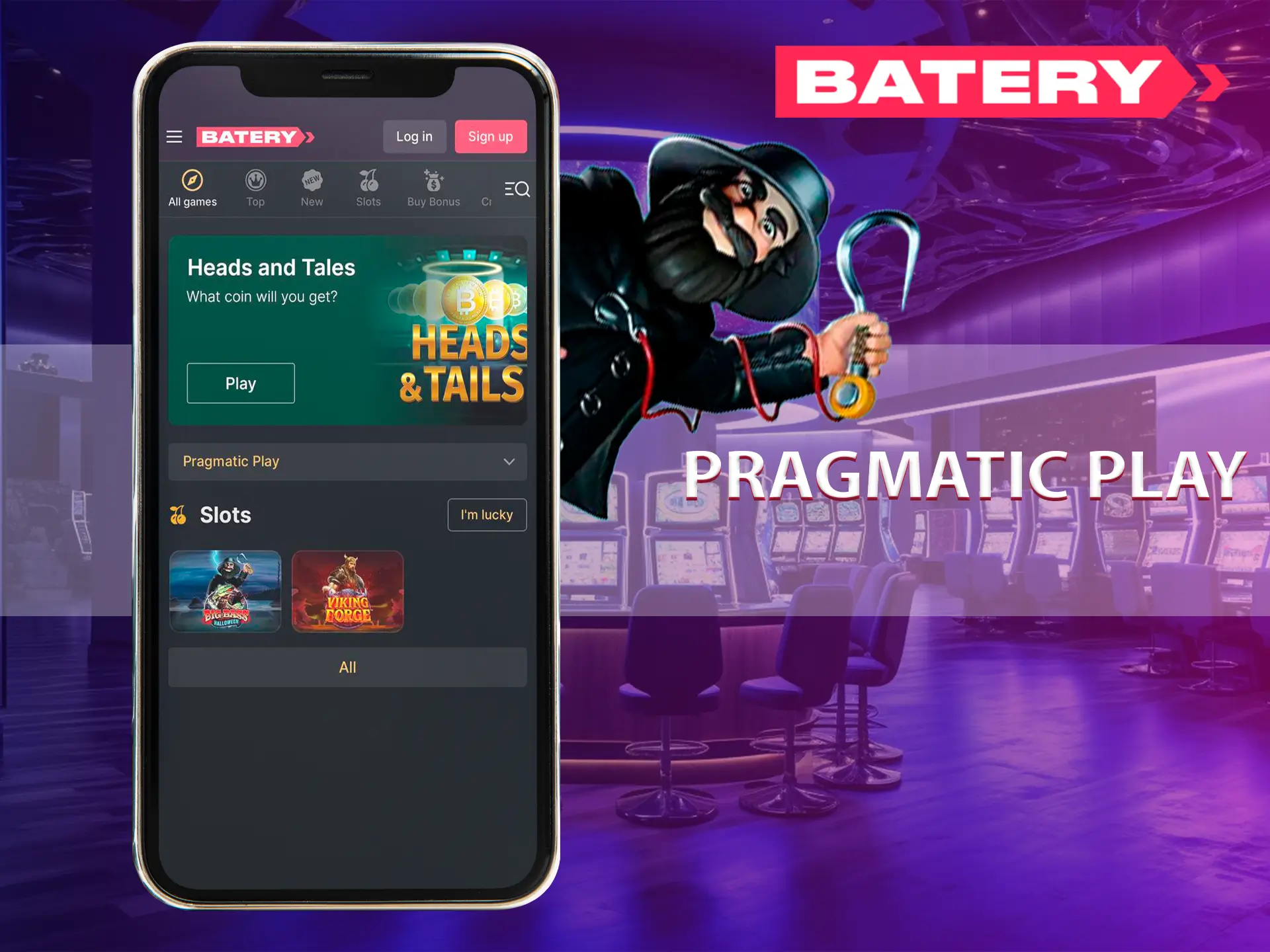 Pragmatic is a favorite among the slot game providers at Batery.