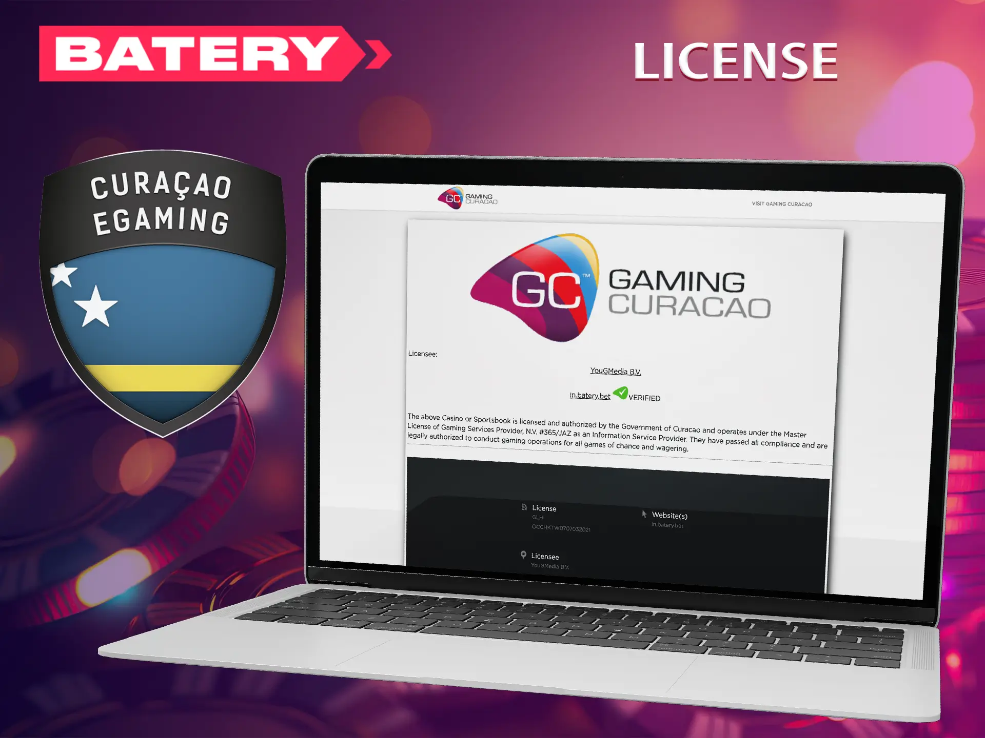 Batery Casino has been operating for a long time and has a famous license that allows you to engage in gambling activities.