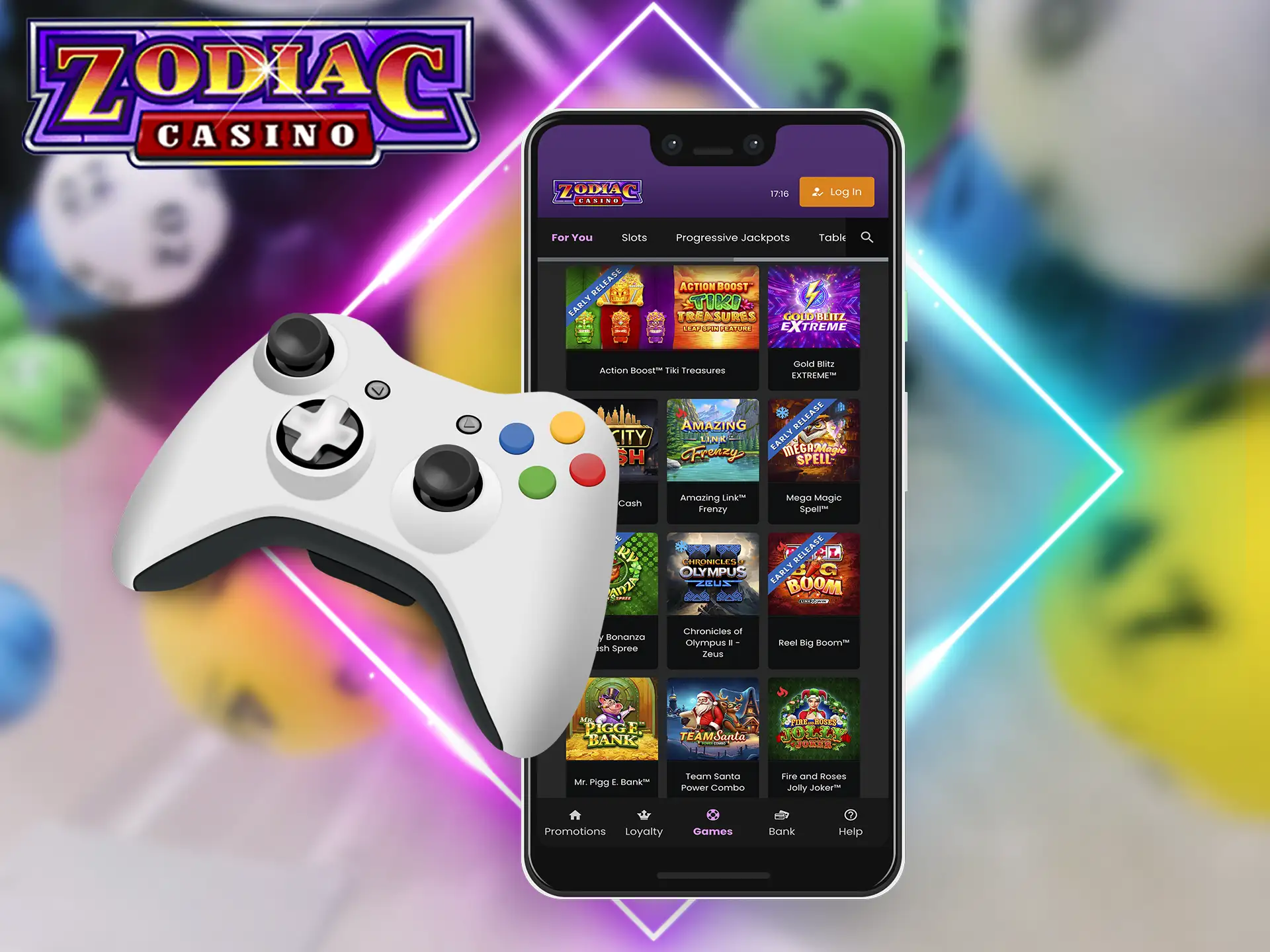You will find only quality gambling entertainment only from proven suppliers in the app Zodiac Casino.