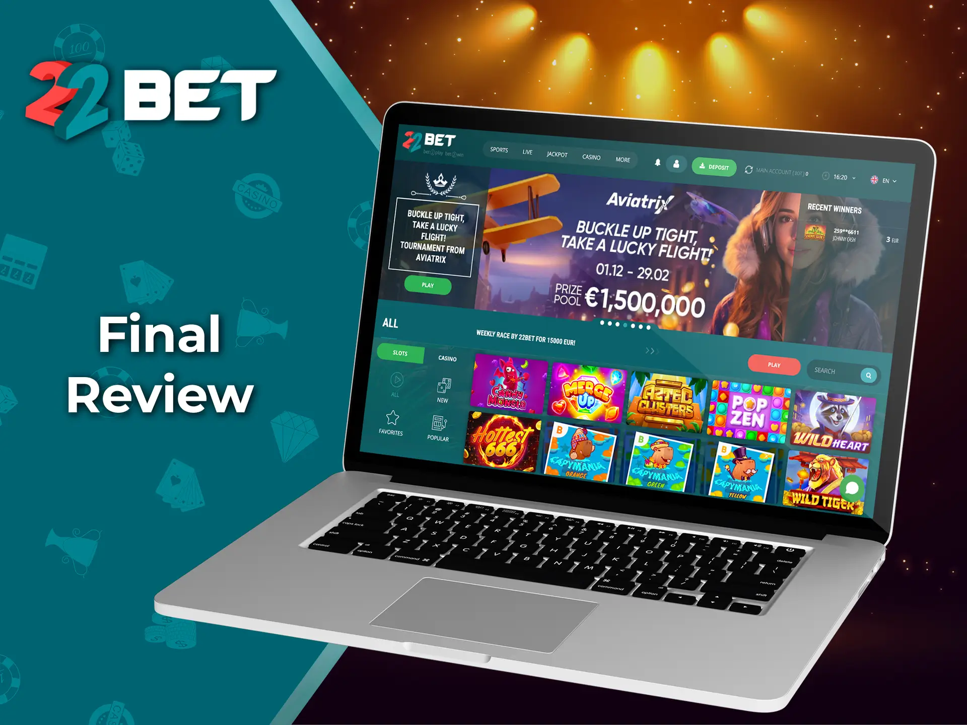 Use the popular 22Bet casino in Bangladesh and enjoy high quality and service.