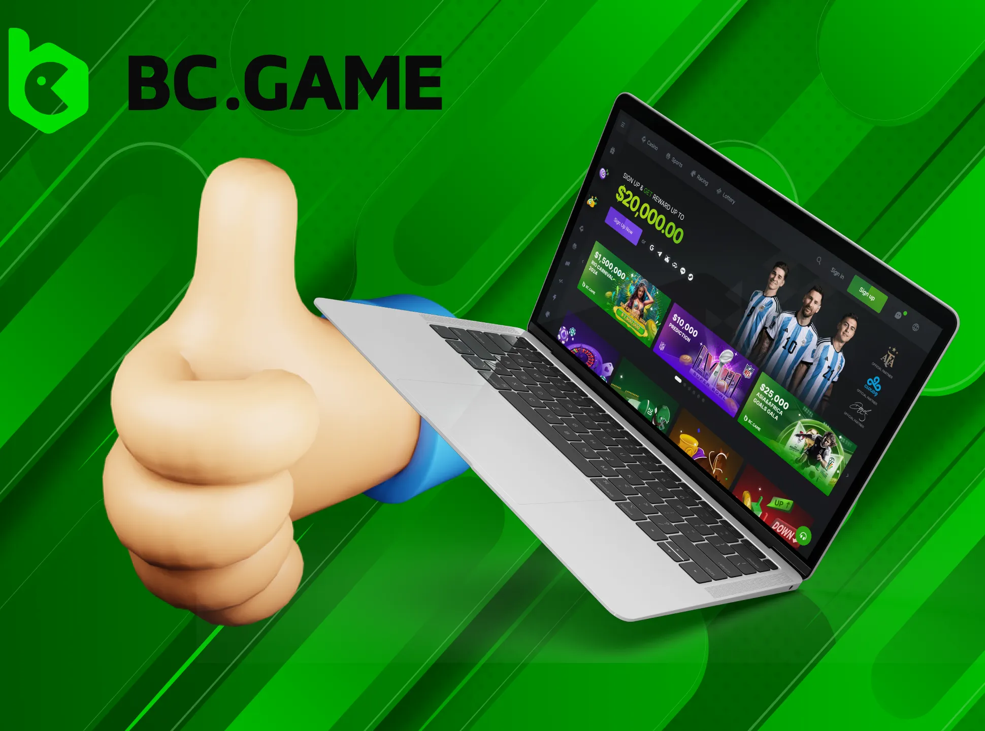 Play at the best BC Game casino and enjoy the emotions and wins.