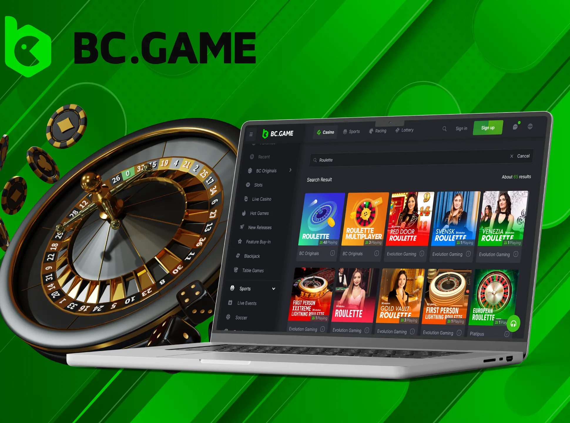 Exciting roulette from BC Game Casino is waiting for your bold bets.