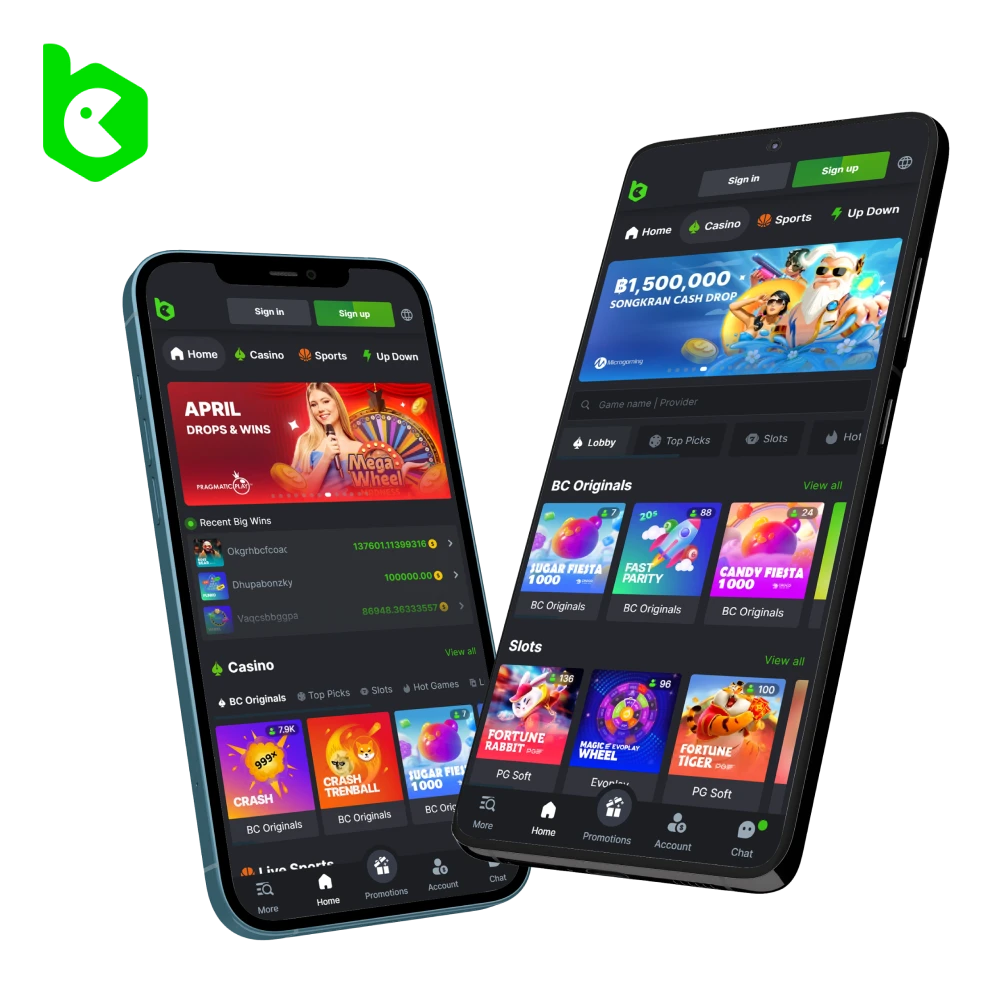 Read our review of the BC Game casino mobile app.