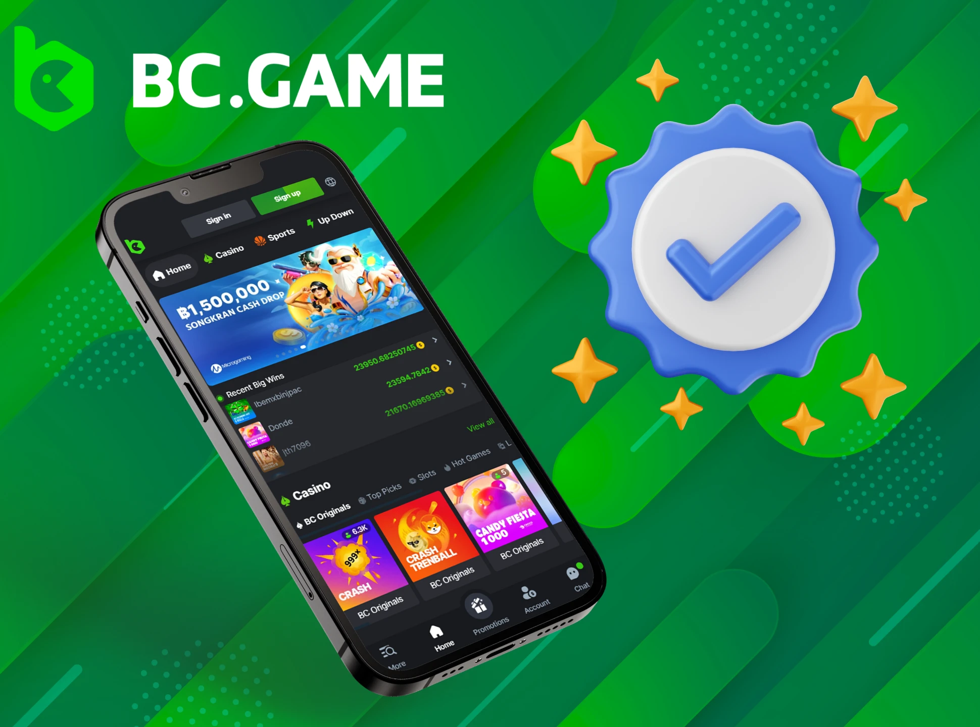 The BC Game app has many benefits for its users.