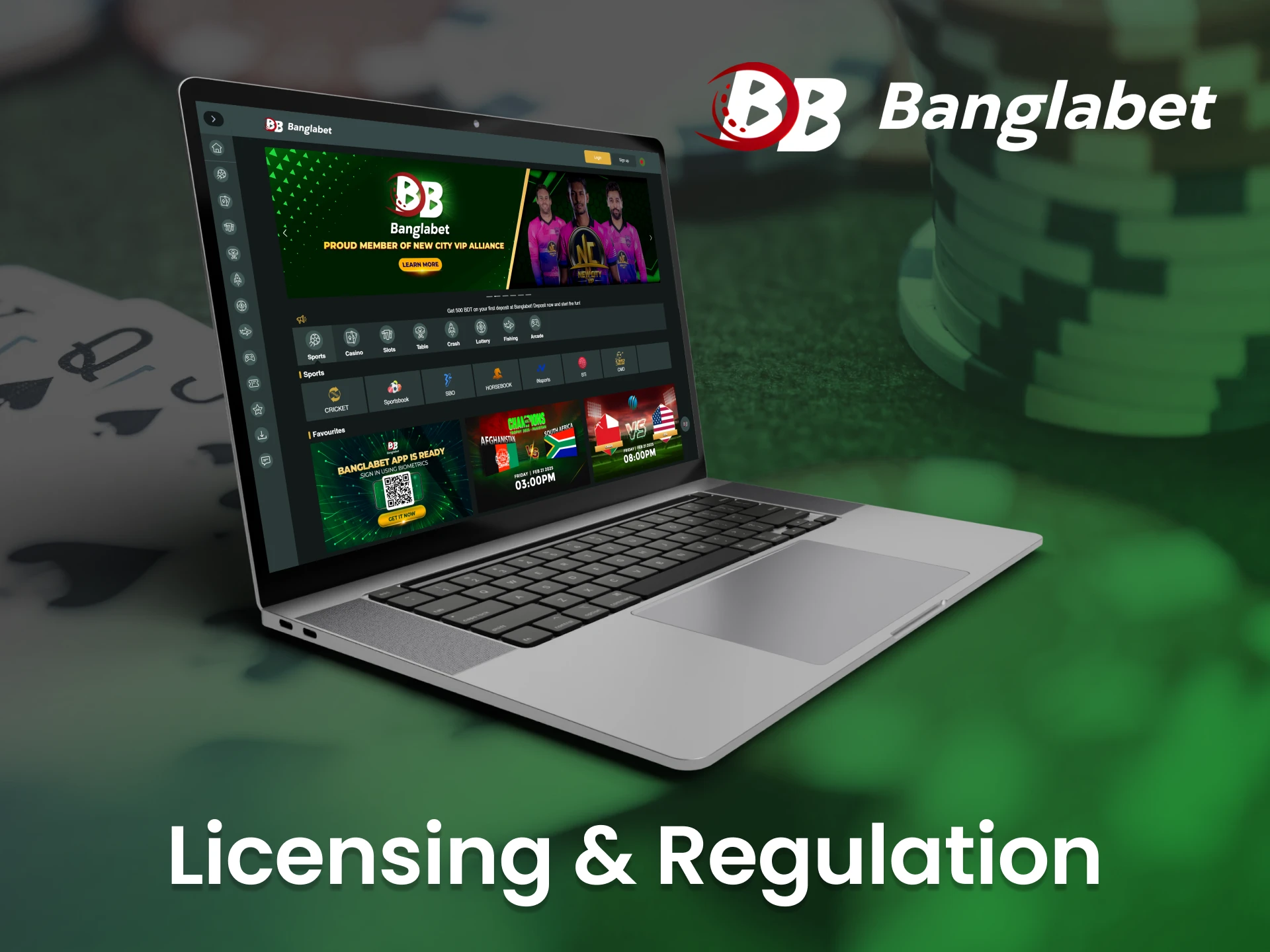 The legal status of Banglabet is backed by an official Curaçao license.