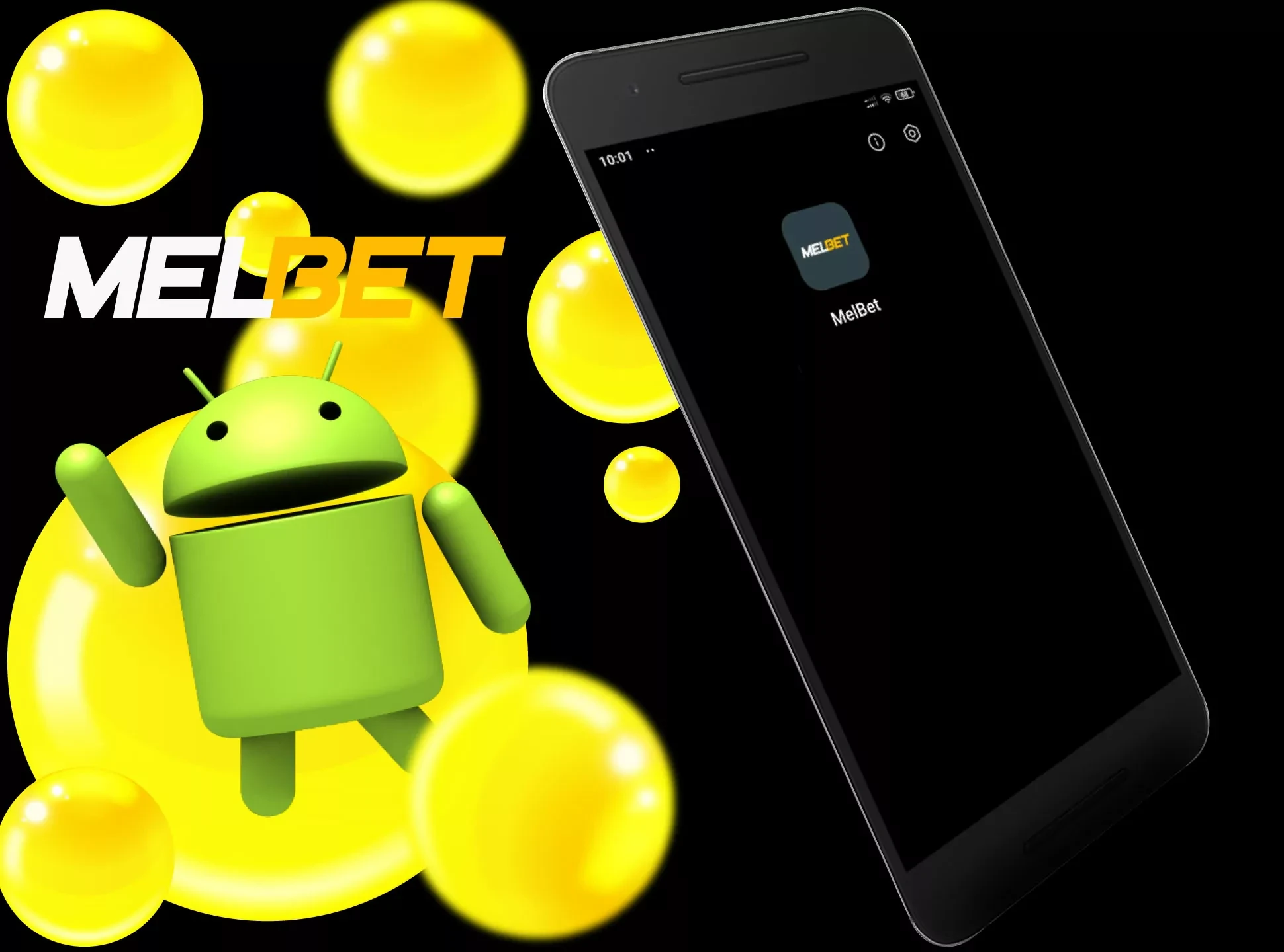 On the settings allow installation of the Melbet app.