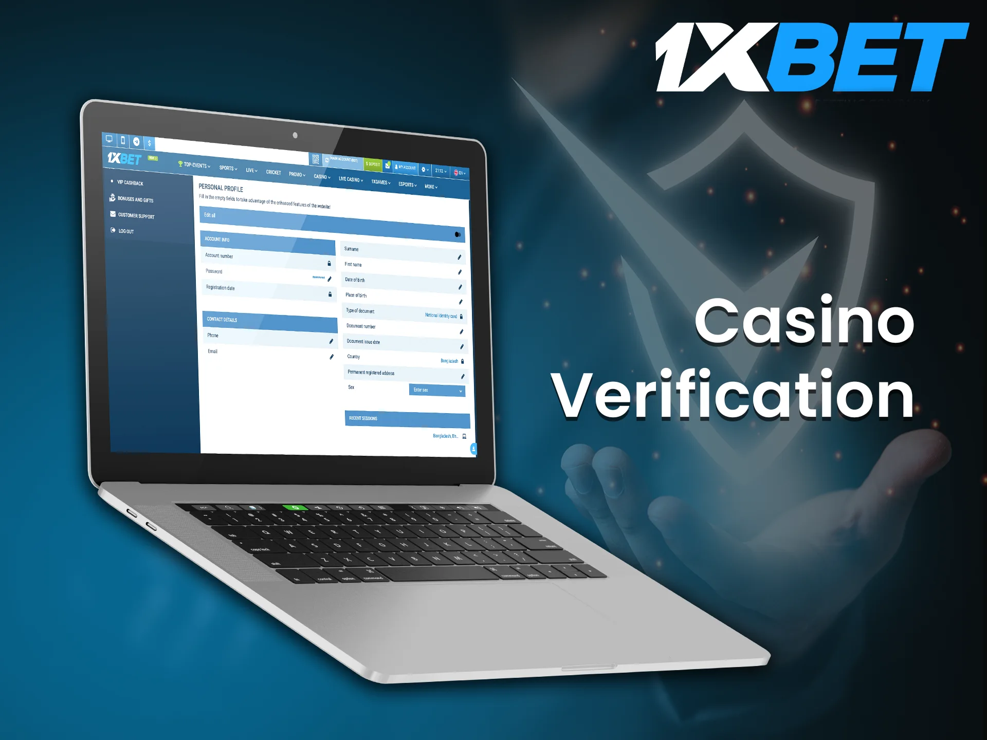 1xBet casino verification ensures a safe and fair gaming environment.