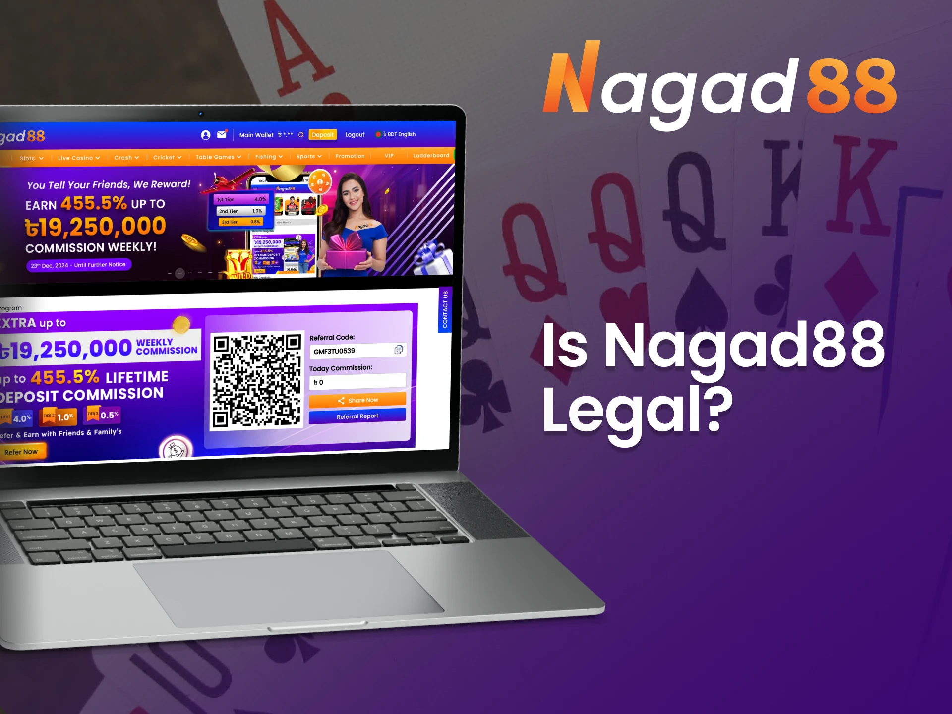 Make safety your priority while playing in Nagad88 online casino in Bangladesh.